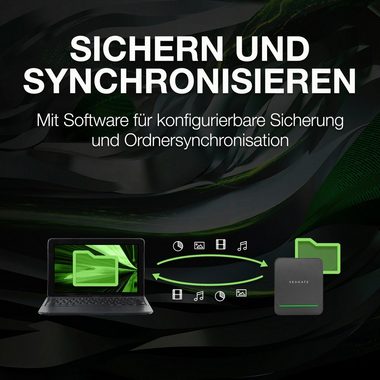 Seagate »BarraCuda Fast SSD« externe SSD (500 GB) 540 MB/S Lesegeschwindigkeit, Inklusive 3 Jahre Rescue Data Recovery Services