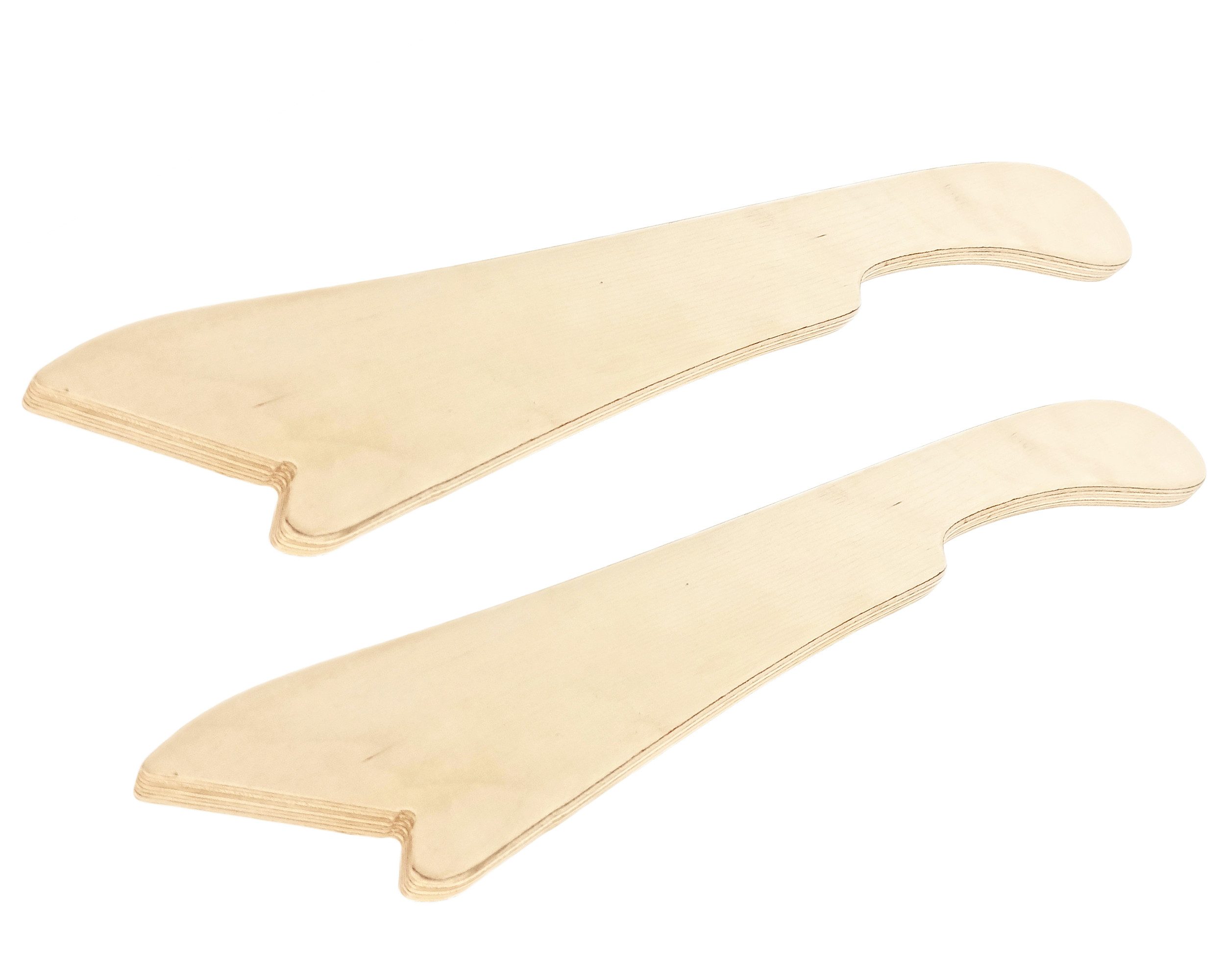 Kernholz Инструментhalter Schiebestock für Tischkreissägen, Werkstückschieber, Push Stick, 2-tlg.