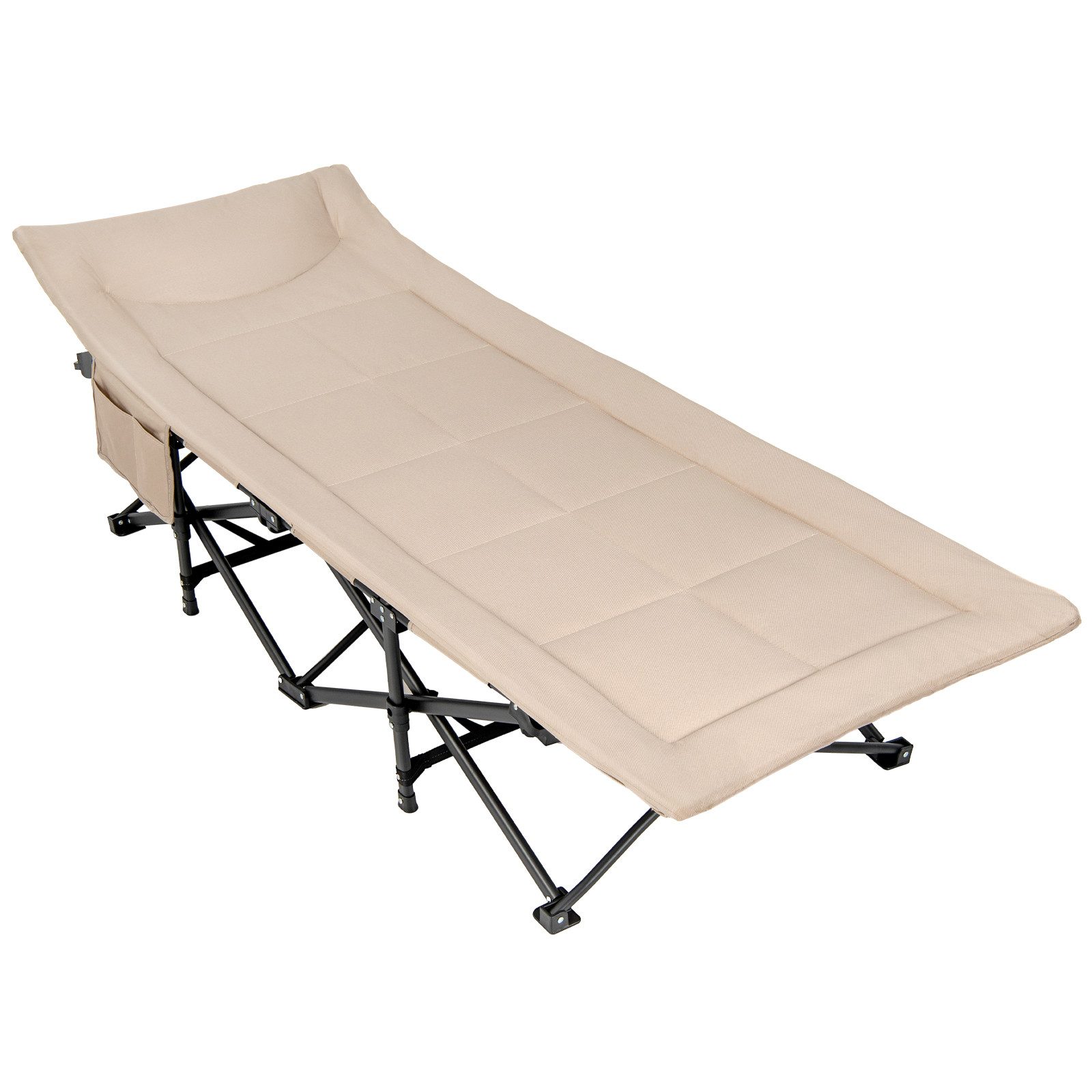 COSTWAY Feldbett Campingbett mit Seitentasche & günstig online kaufen