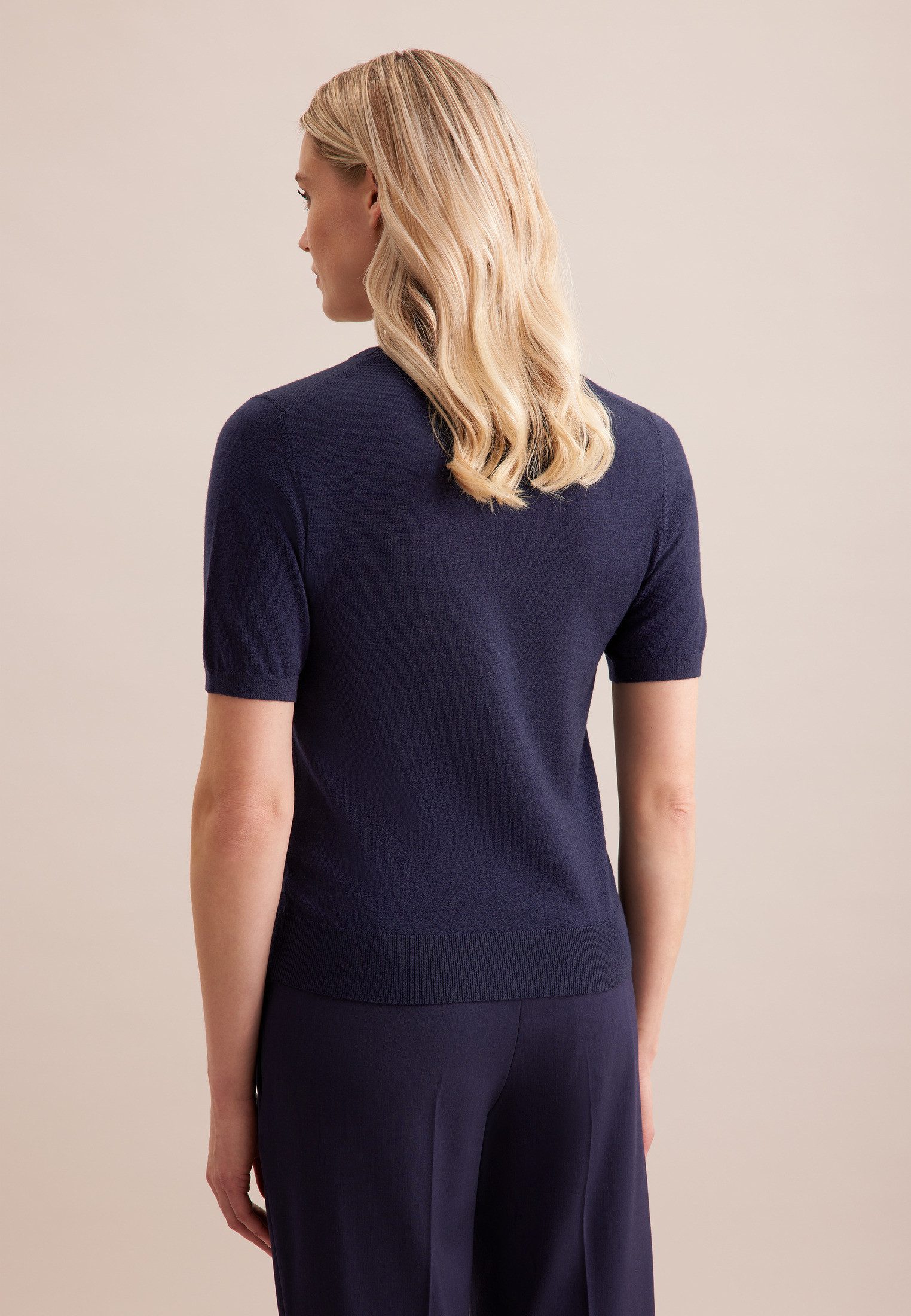 seidensticker Strickpullover Schwarze Rose 1/2 Rundhals günstig online kaufen