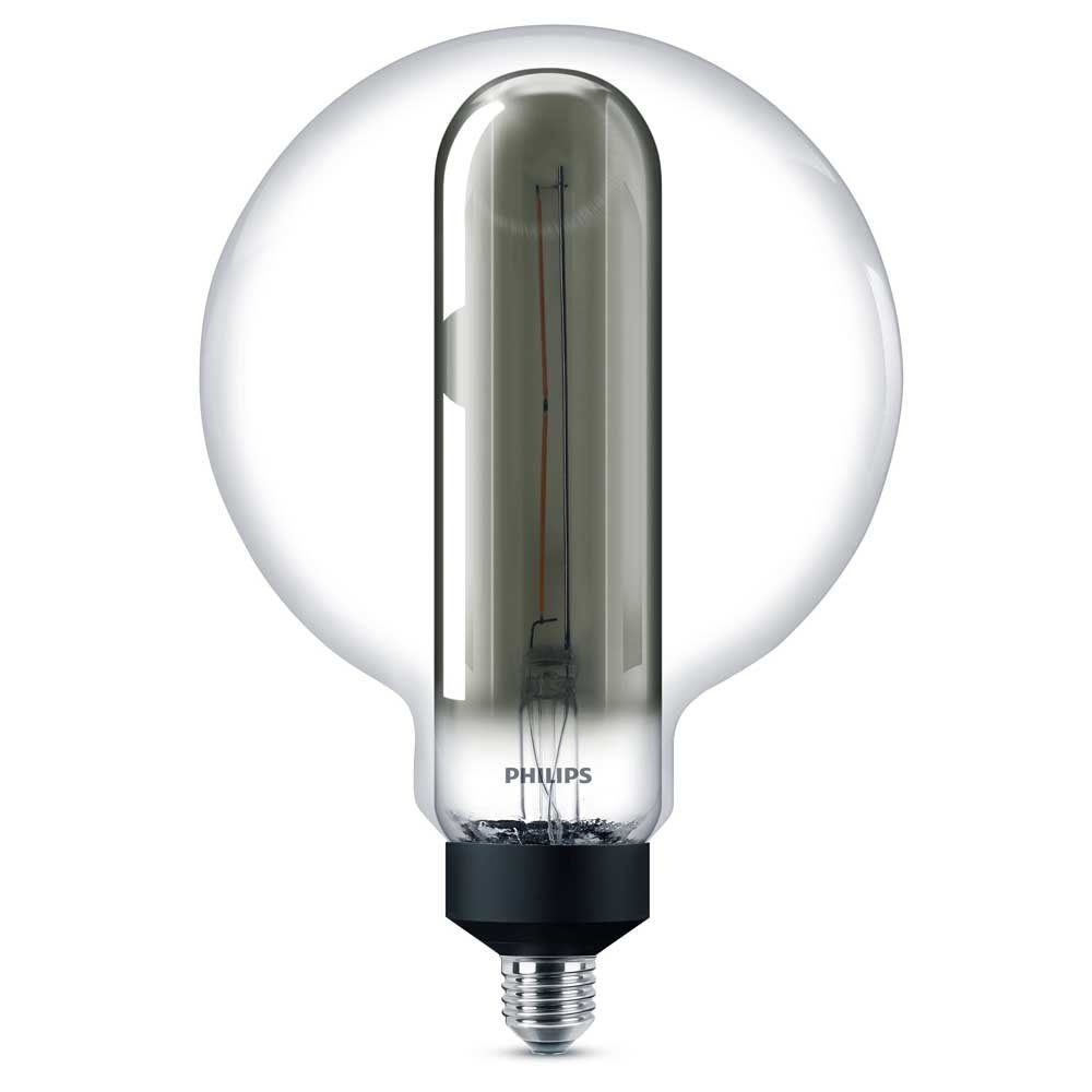 Philips LED-Leuchtmittel LED Giant Globe Vintage Design 25W, Industrial Smoky, warmweiss E27, ersetzt n.v