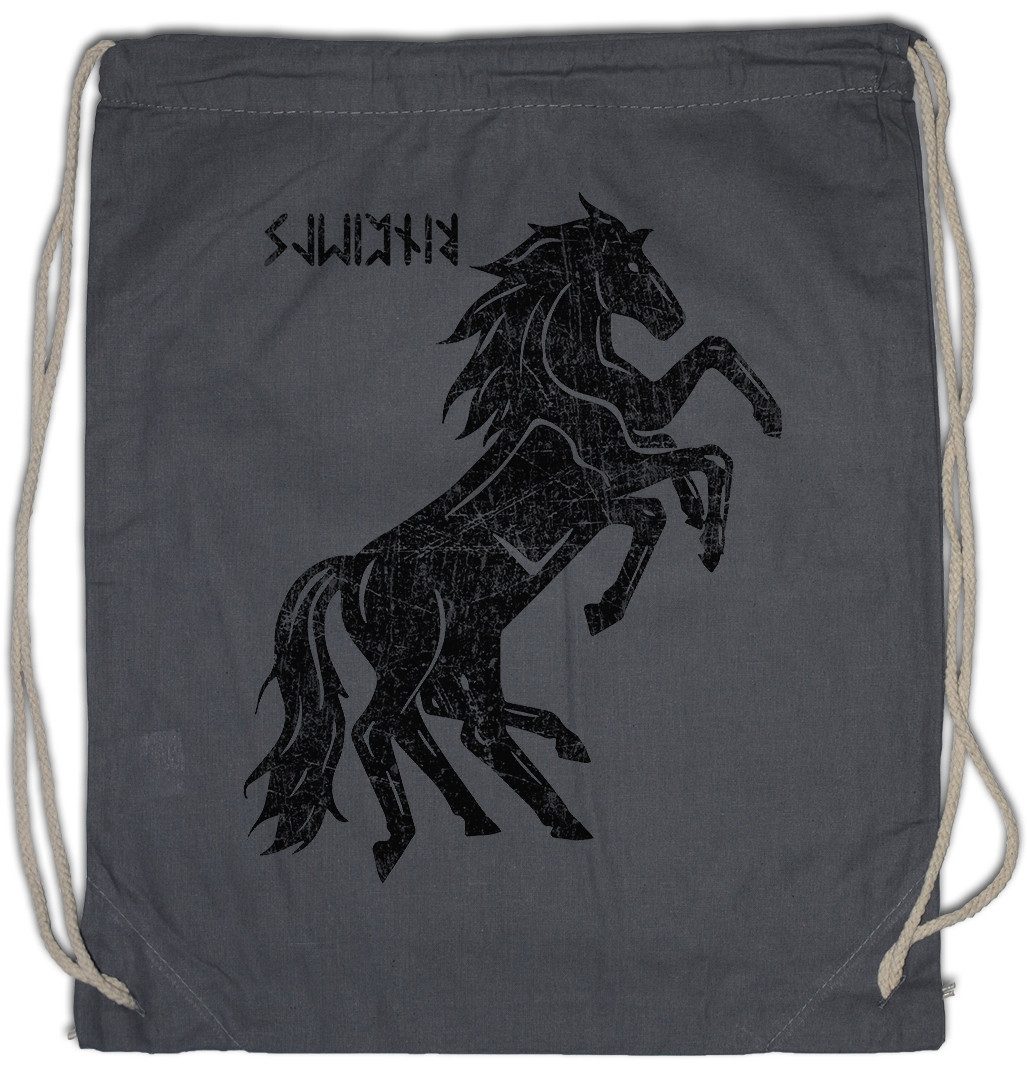Turnbeutel Sleipnir II Turnbeutel Odhins Horse Pferd Horse Wikinger Drinking Horn