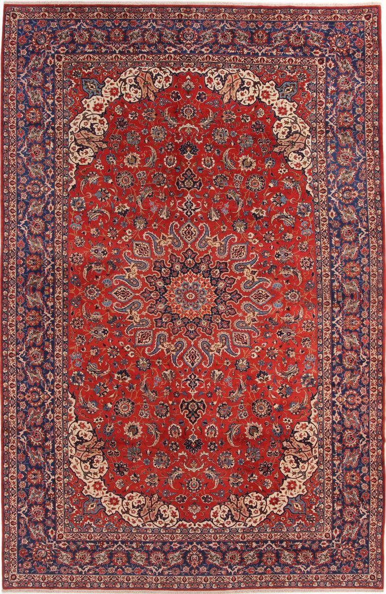 Orientteppich Isfahan 348x533 Handgeknüpfter Orientteppich / Perserteppich, Nain Trading, rechteckig, Höhe: 8 mm | Kurzflor-Teppiche