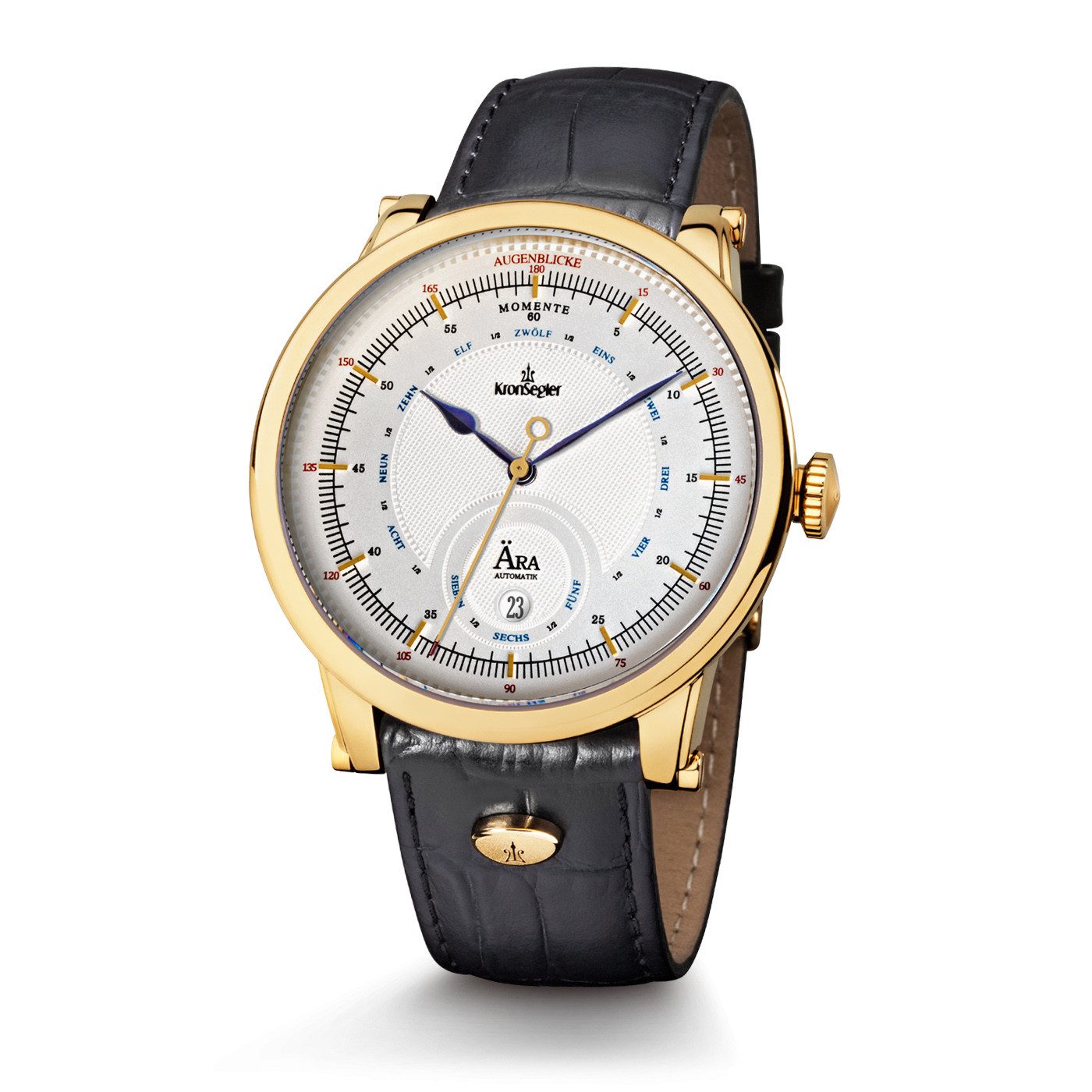 Kronsegler Automatikuhr Ära (Aera) Herren Armbanduhr, mit Saphirglas