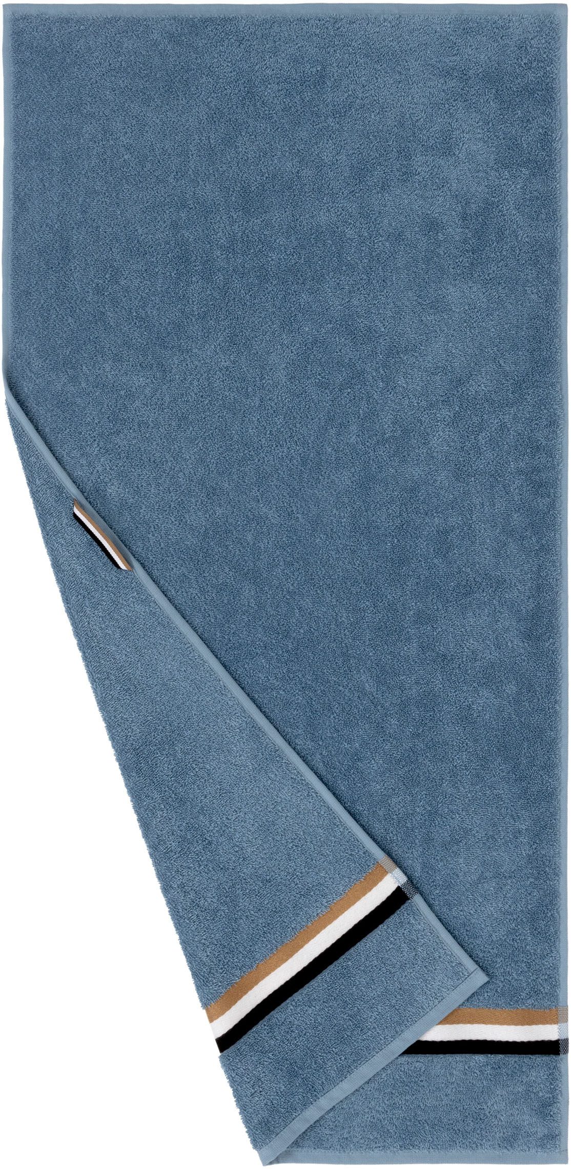 BOSS Home Handtuch BLINEA, Frottier (1-St), mit Label-Applikationen