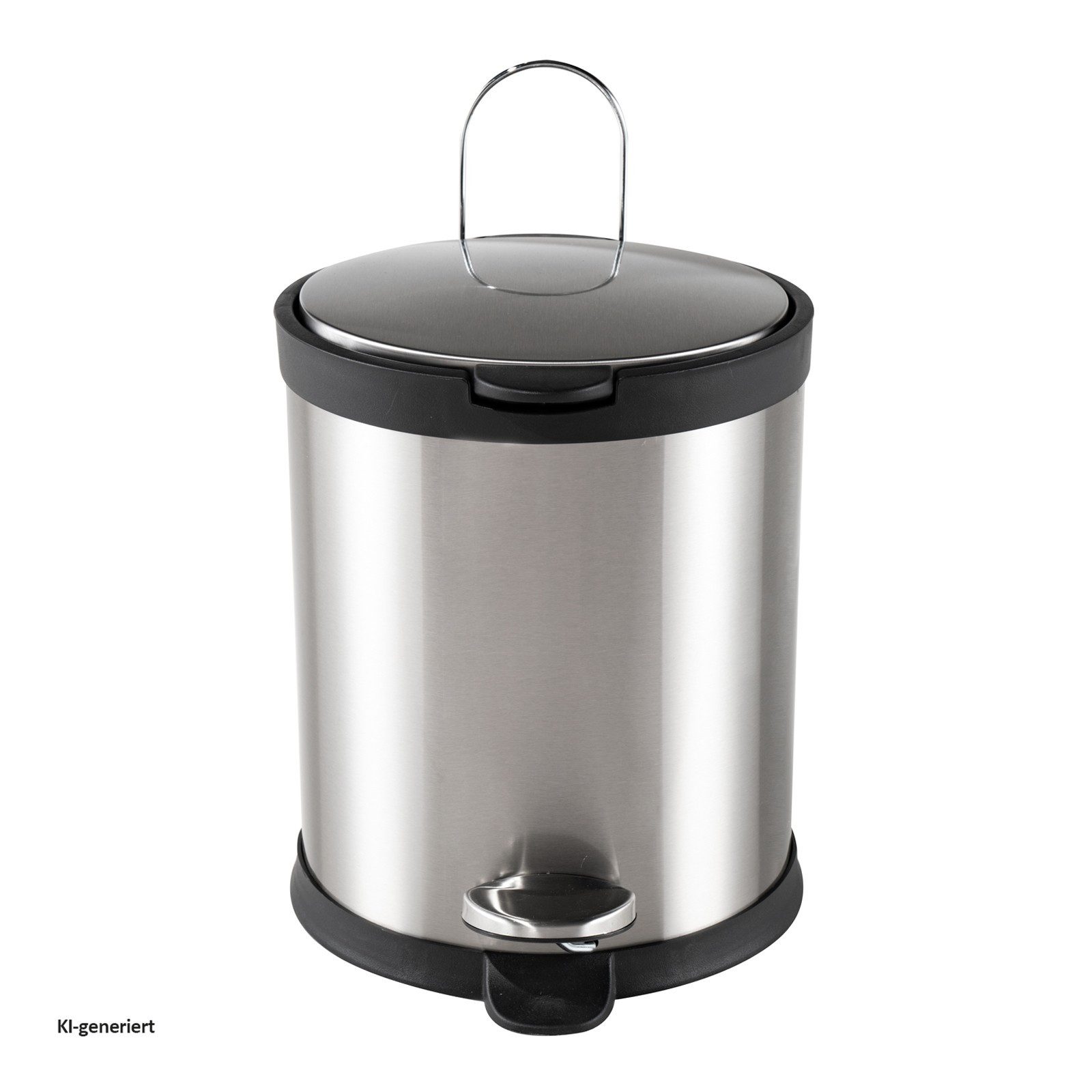 HTI-Living Mülleimer Treteimer Edelstahl Jannik 5 Liter, Mülleimer mit Soft-Close-Deckel