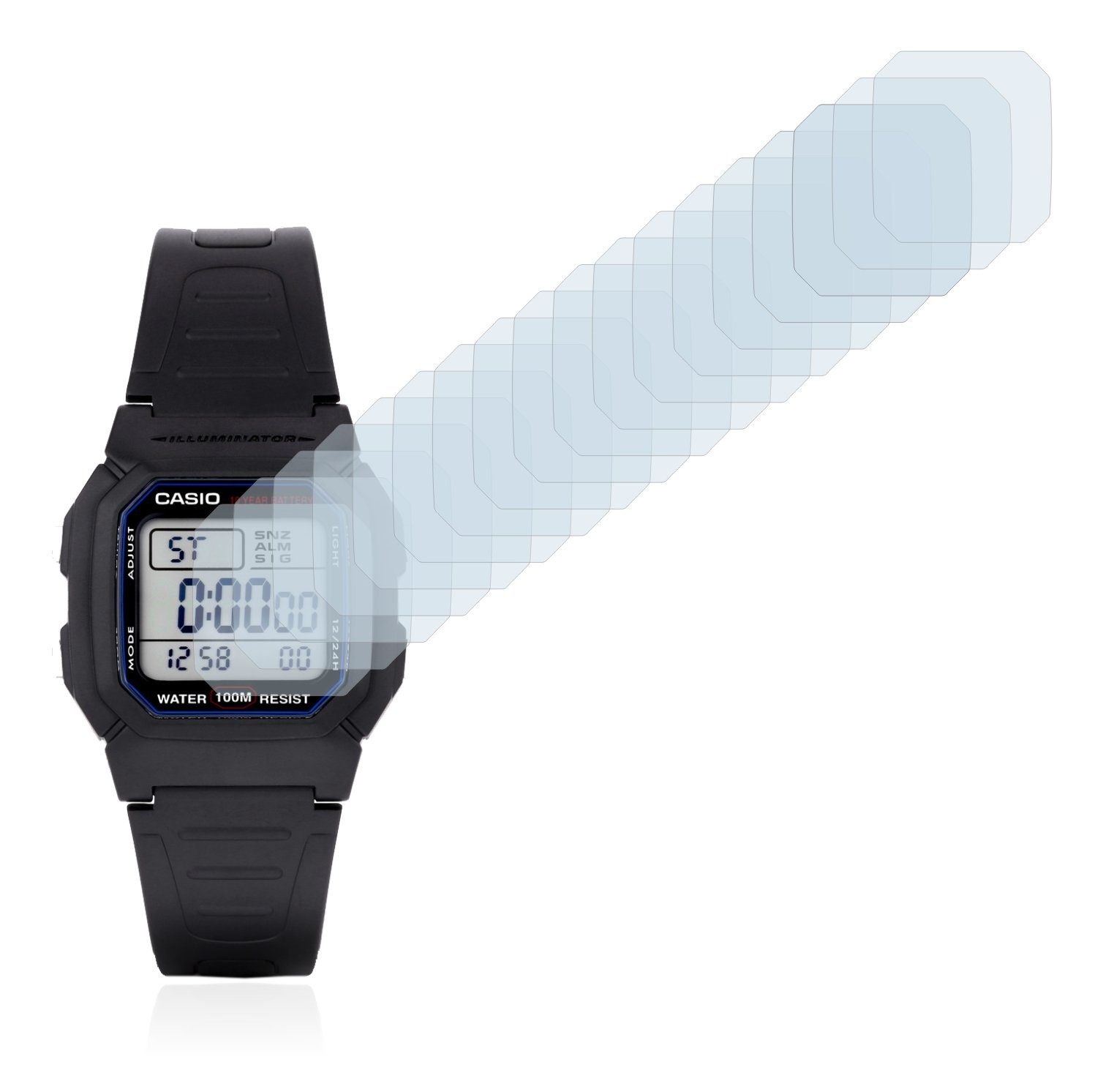 Savvies Schutzfolie Fur Casio W 800h 1aves 18 Stuck Folie Schutzfolie Klar Online Kaufen Otto