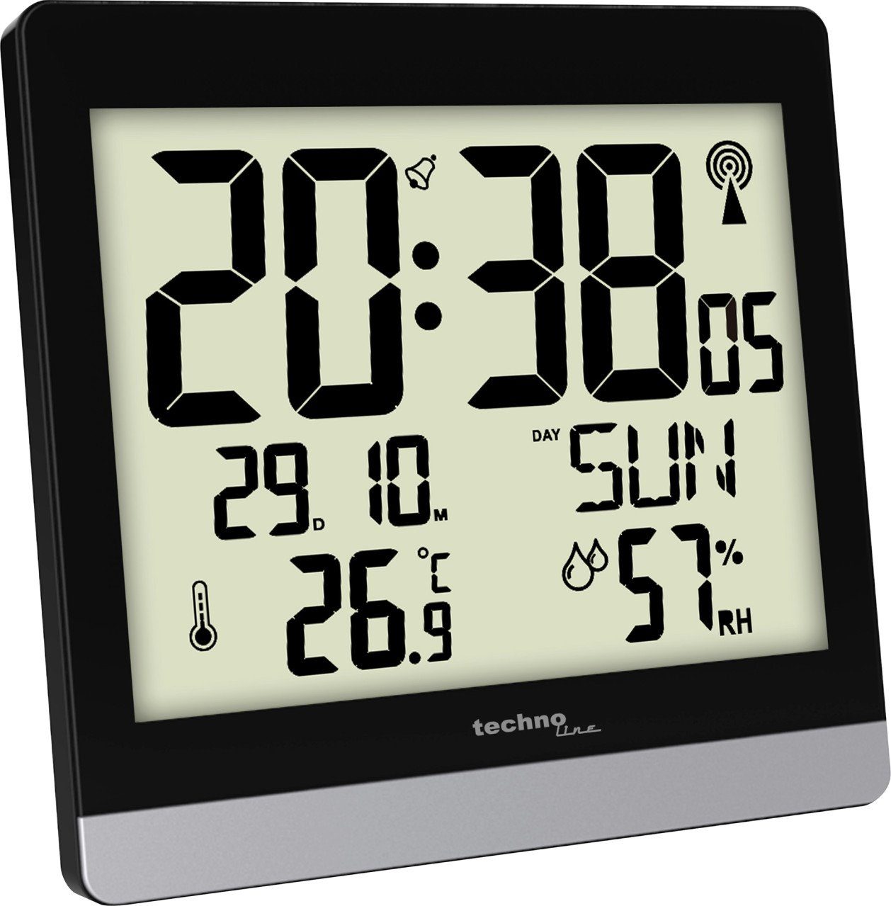 Wetterstation Technoline Funkwanduhr WS 8014