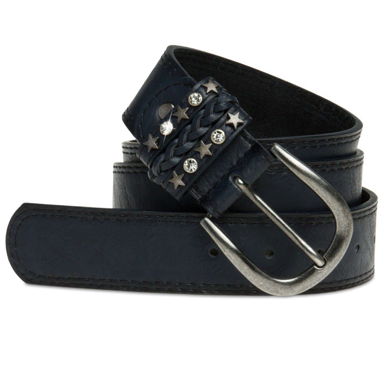 Caspar Synthetikgürtel Caspar GU291 Damen Vintage günstig online kaufen