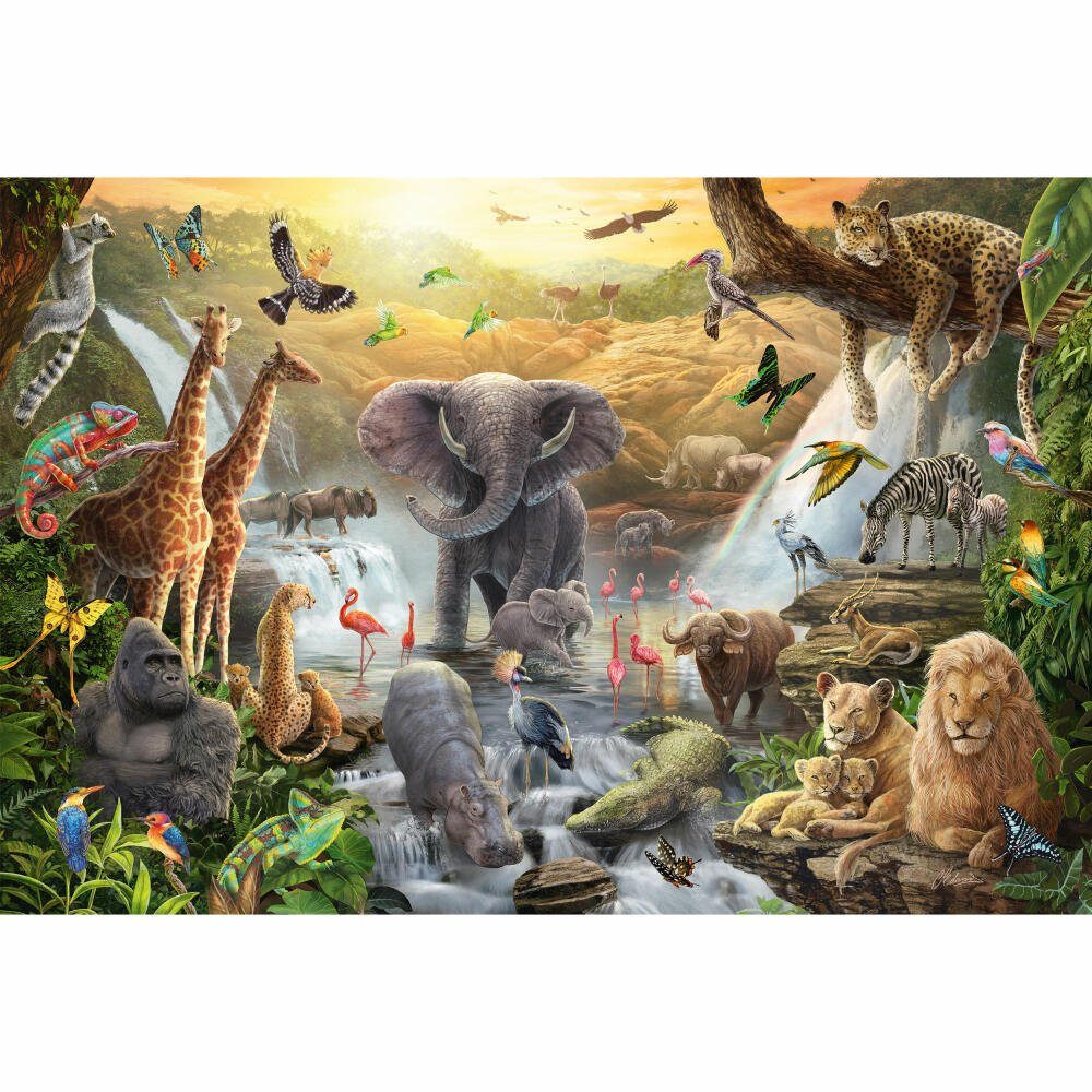 in Spiele Afrika 60 60 Teile, Puzzleteile Tiere Schmidt Puzzle
