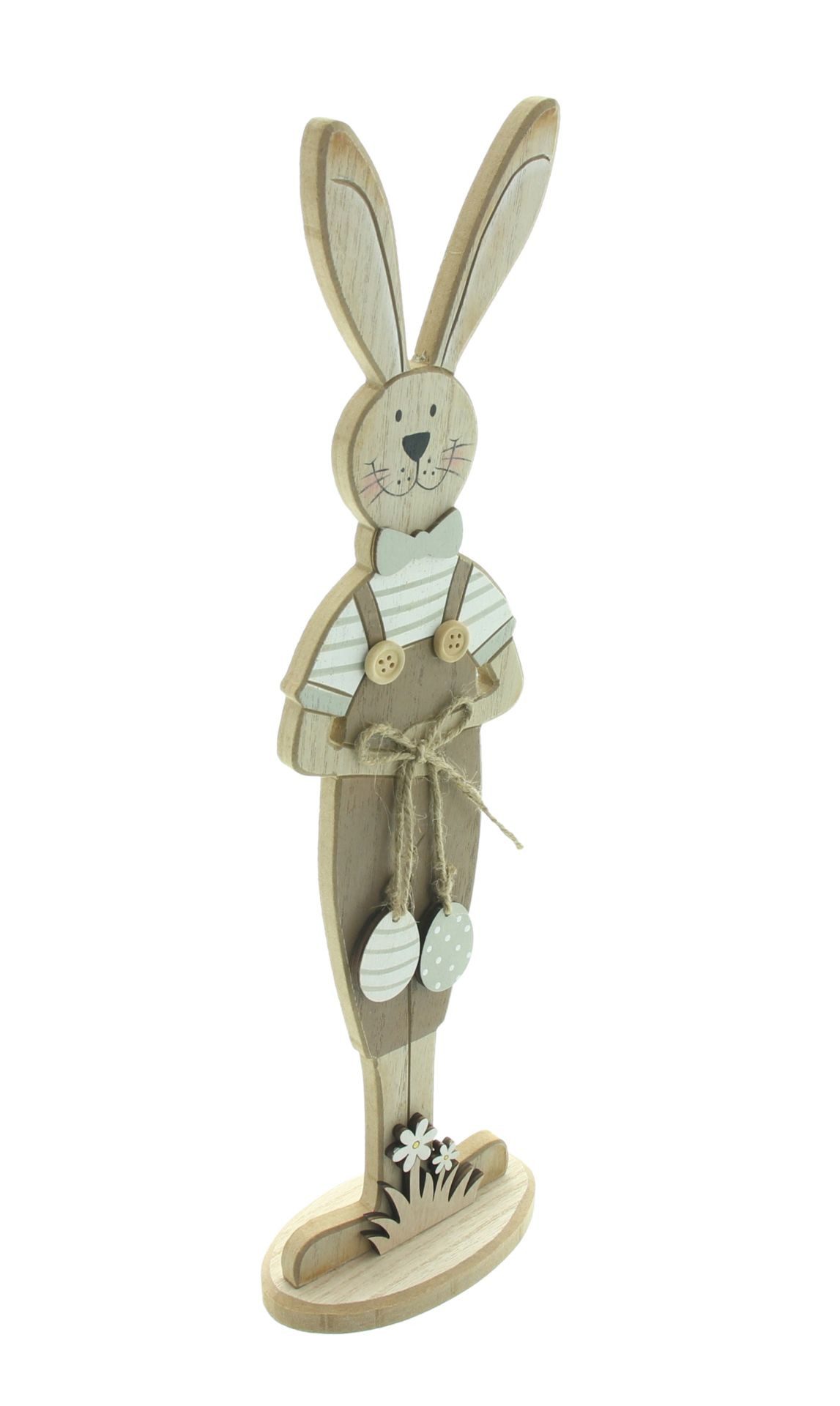 Home-trends24.de Osterhase Hase Osterhase Ostereier Aufsteller Fenster Schrank Ostern Deko 43 cm