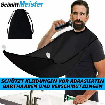 MAVURA Umhängeschürze SchnittMeister Premium Bartschürze Rasierumhang Friseurumhang, (Haarschneideumhang wasserdicht), Barber Kittel Lätzchen Bart Schürze Haarfänger Barttuch