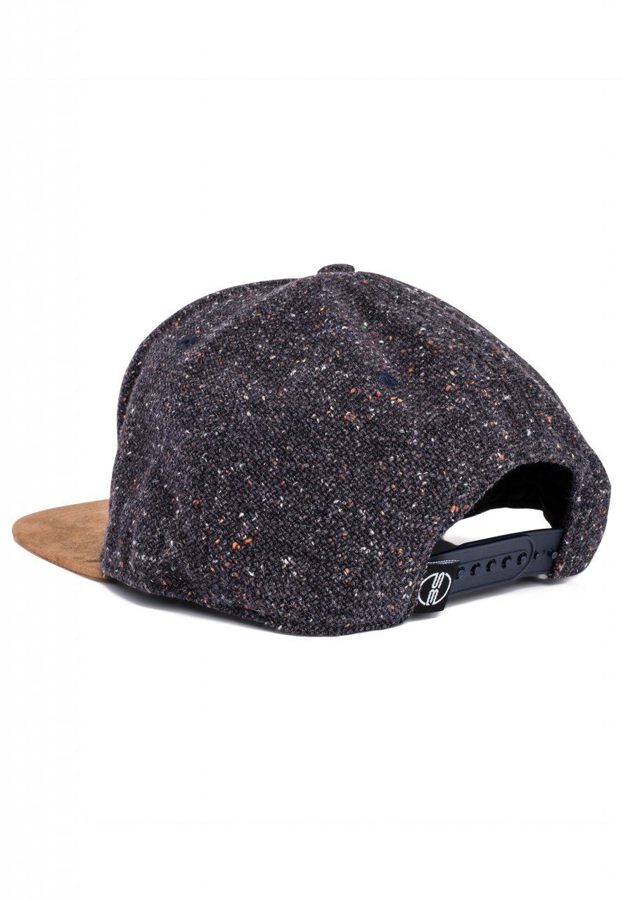 Navyblau-Braun Obsidius Snapback - Blackskies Cap Snapback Cap