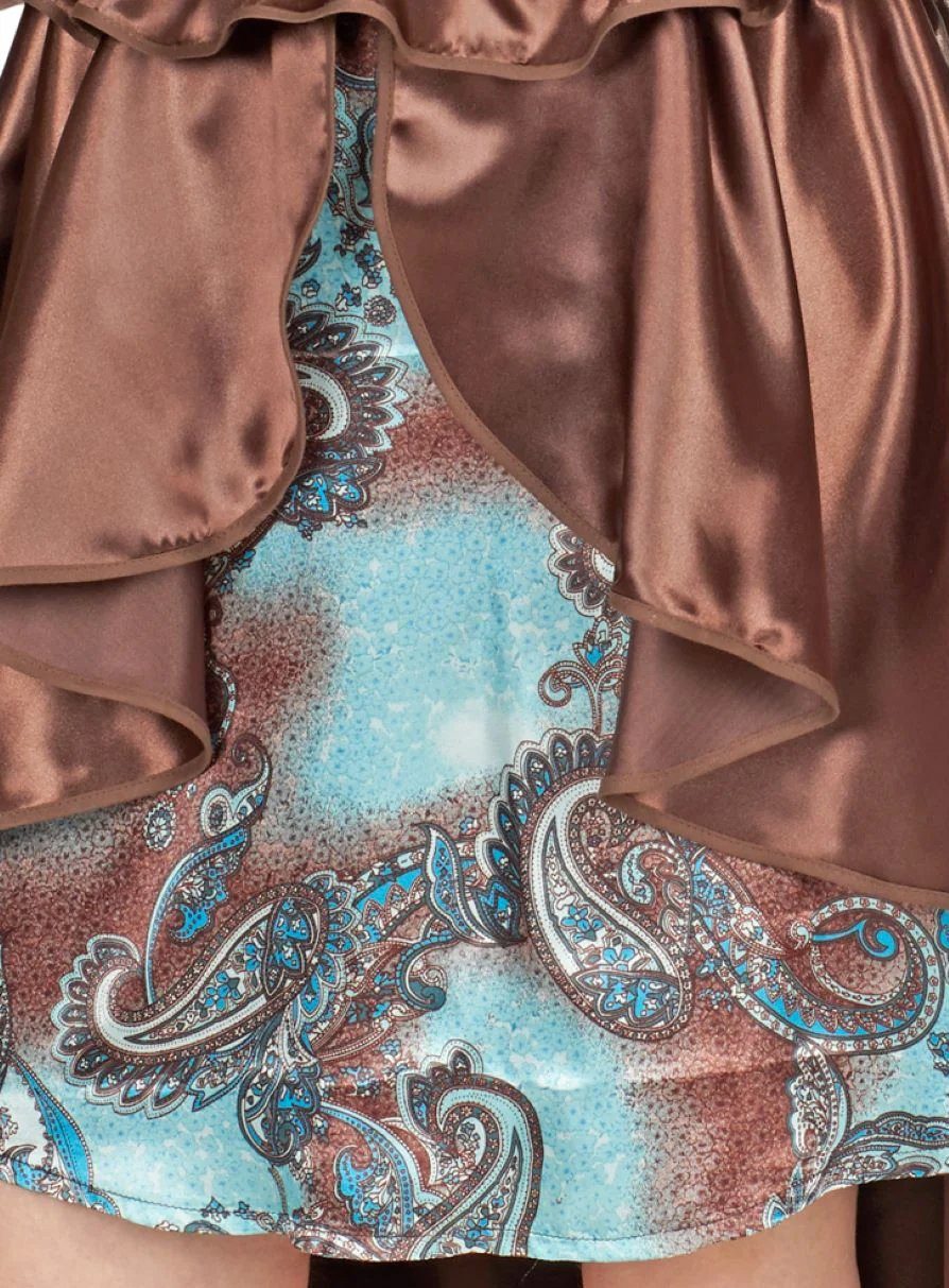 Metamorph Kostüm Steampunk Salondame Kostüm, Glanzvolles Kleid im viktorianischen Stil