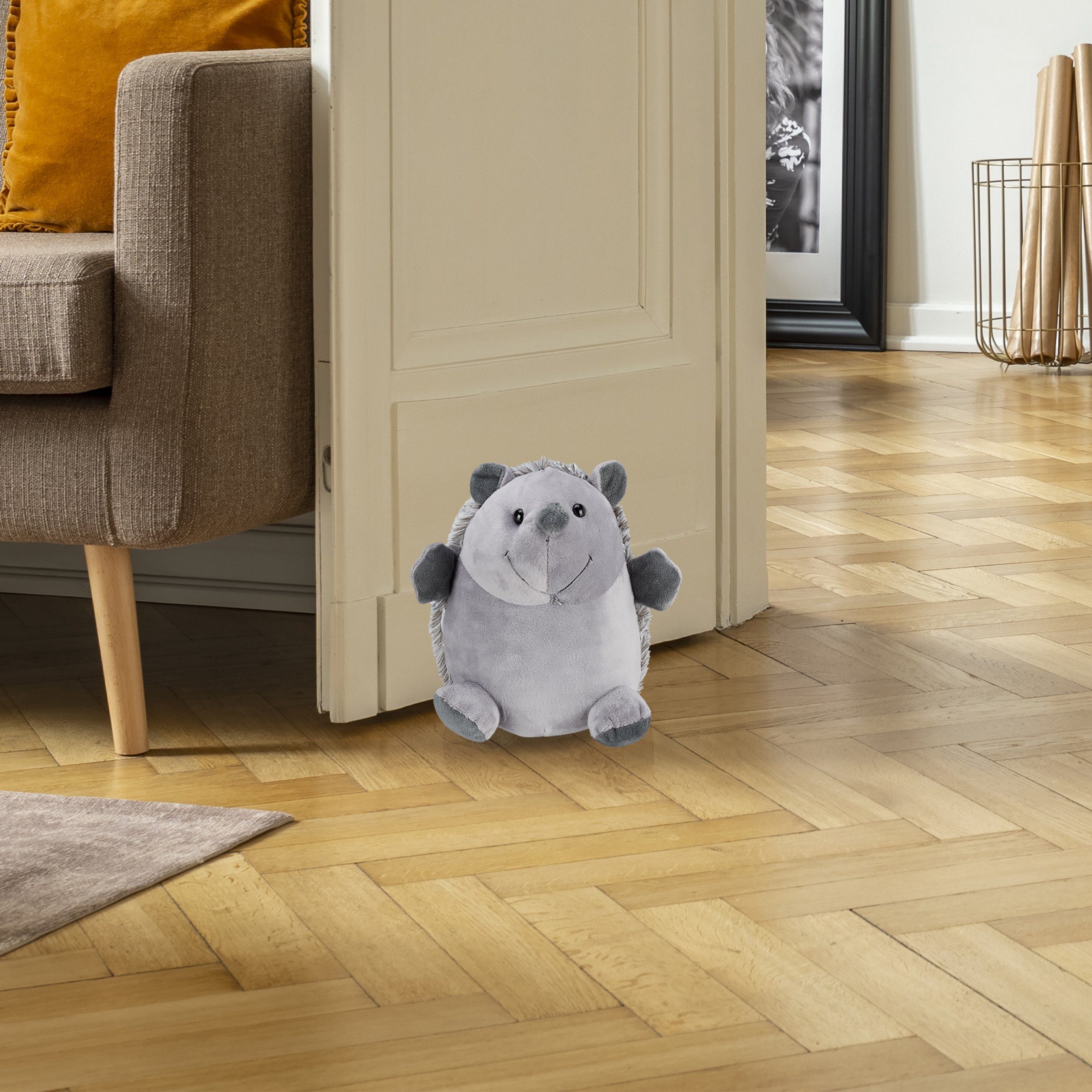 relaxdays Türstopper Grauer Türstopper Igel günstig online kaufen