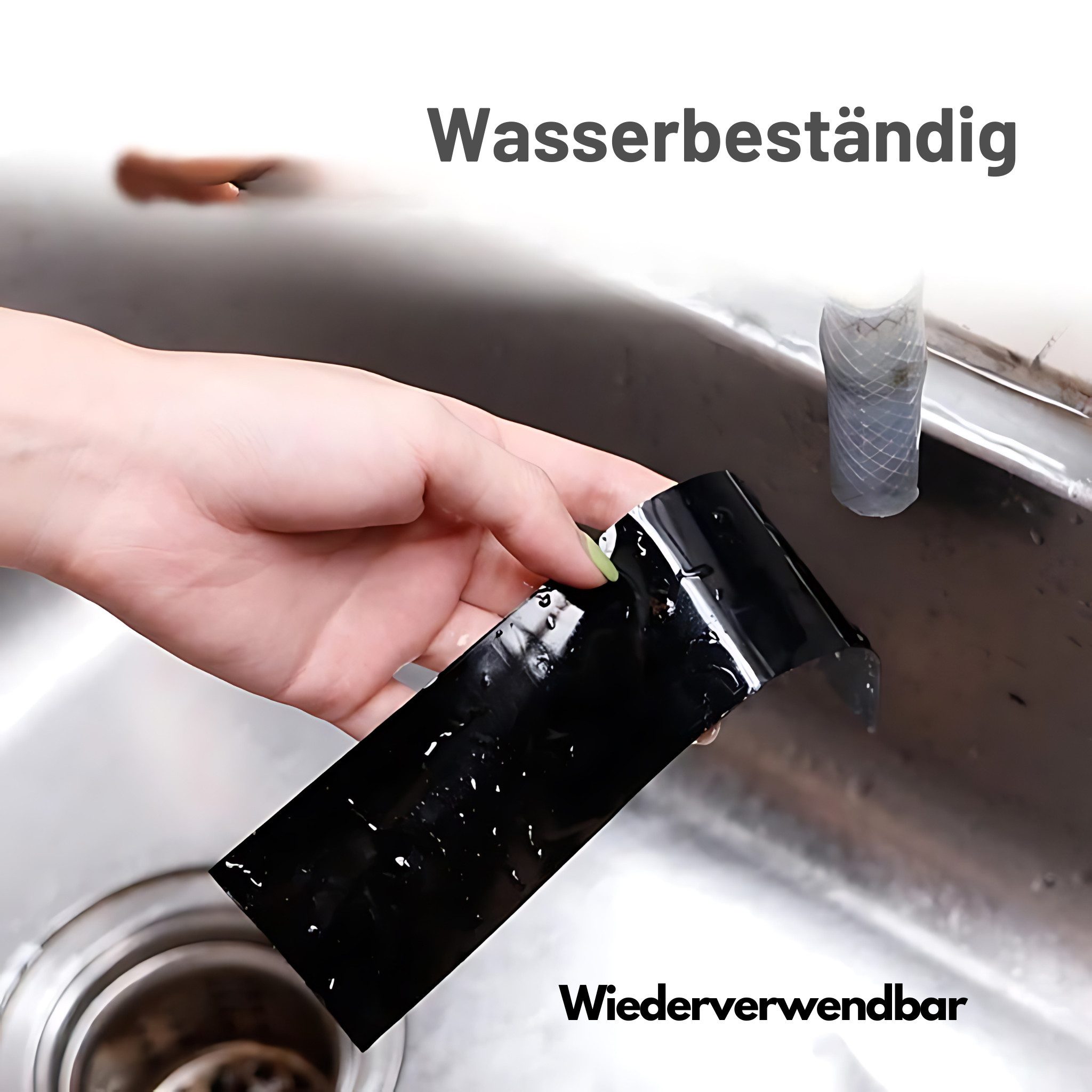 HS.SUPPLY Zierleisten-Aufkleber Carbon Design Band, Zierleistenklebeband, (Komplettset), witterungsbeständig, wiederverwendbar, universell einsetzbar – Bild 4 von 5