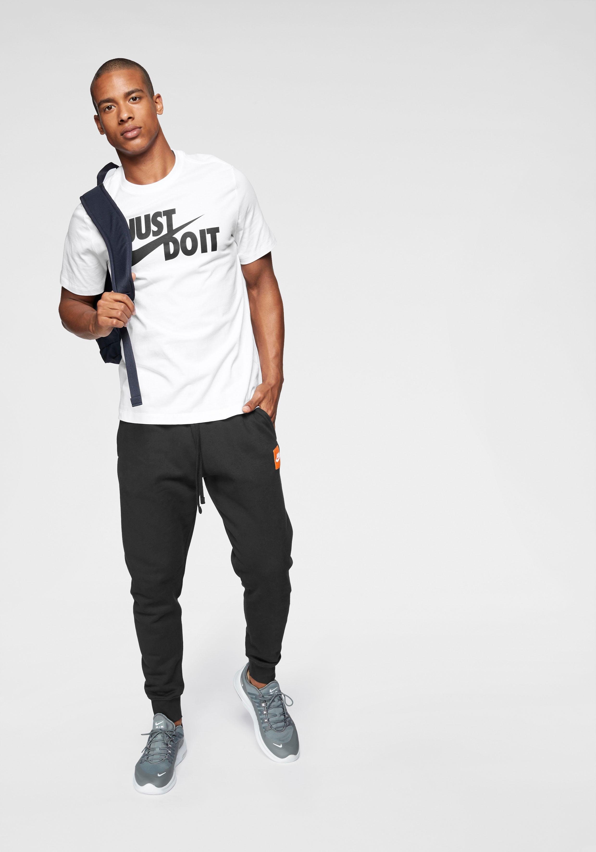 Nike Sportswear T-Shirt White/ T-SHIRT MEN'S Black JDI