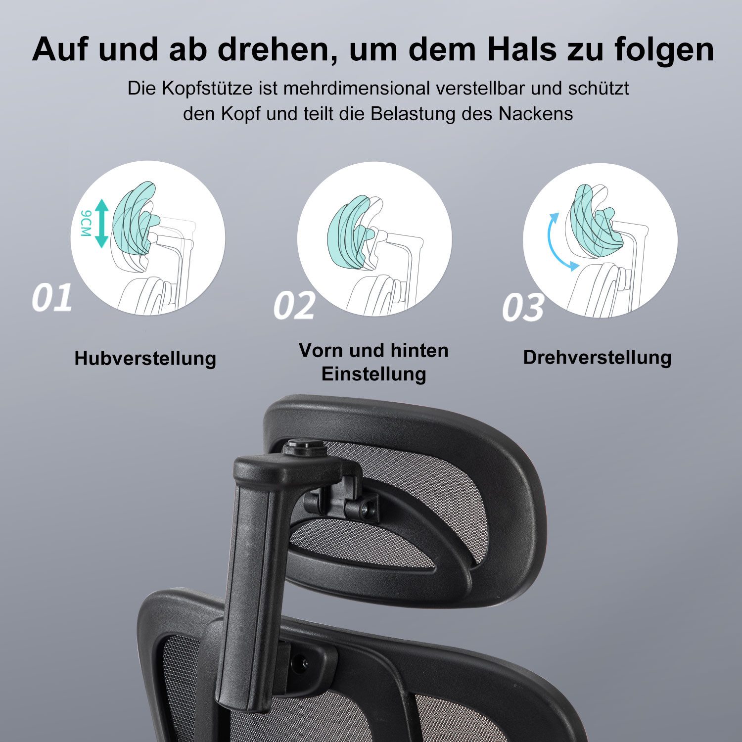 FOXSPORT Drehstuhl Bürostuhl ergonomisch Office chair günstig online kaufen