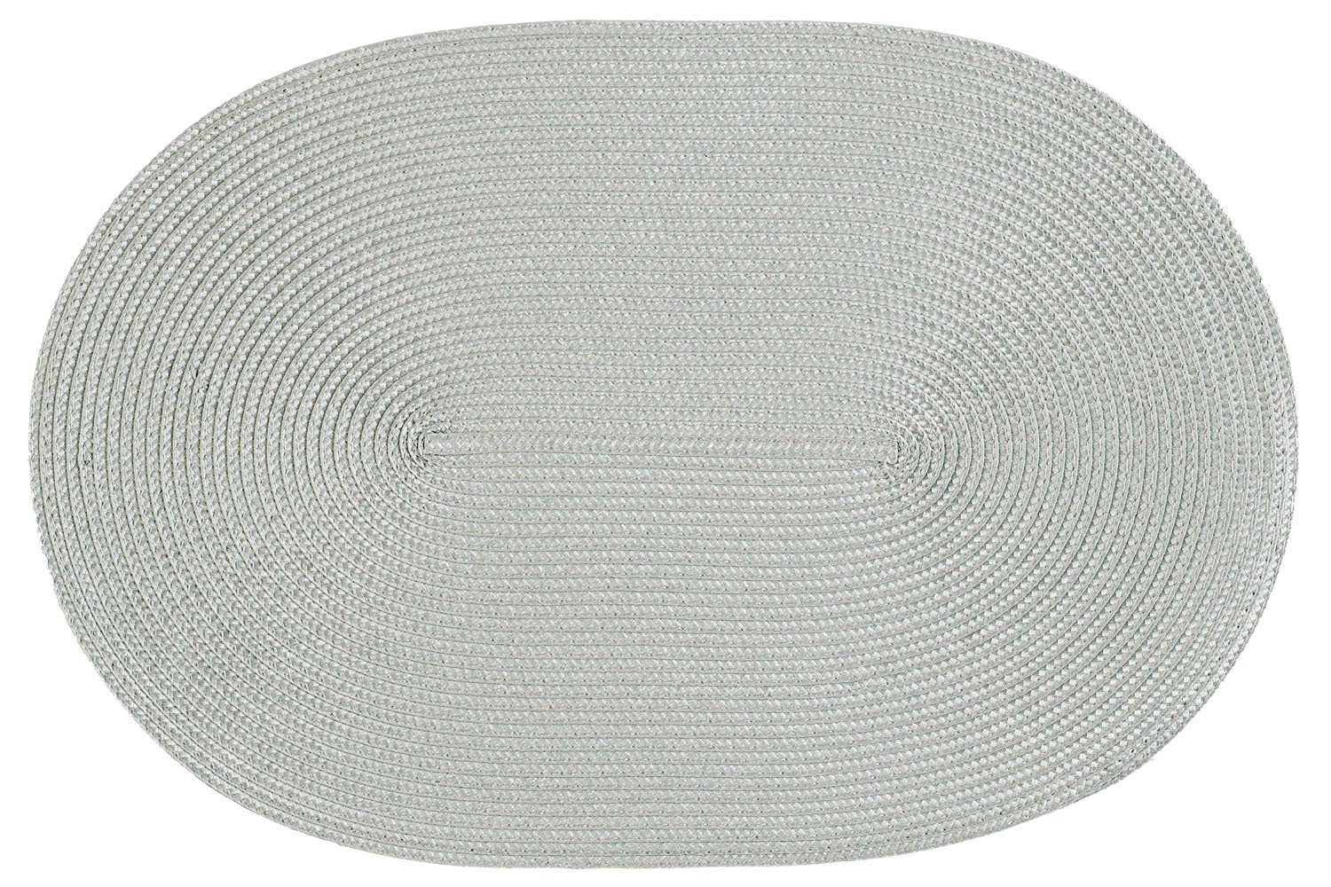 Platzset Platzset oval ca. 45x30 cm Bast Optik Platzdeckchen Tischset geflochte
