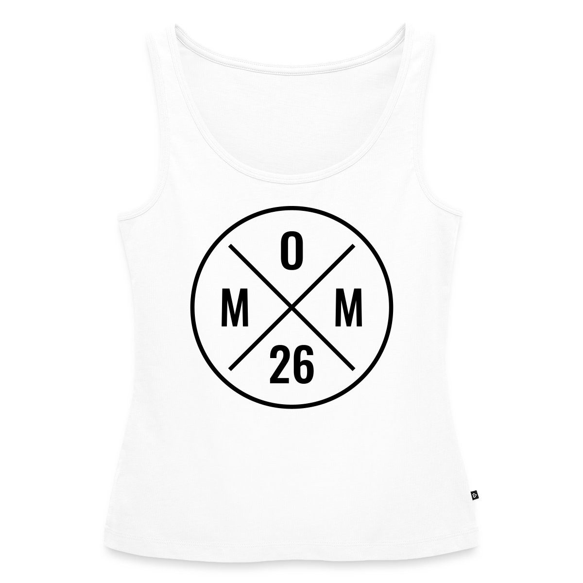 T-Shirt Mom 2026 Modernes Mama Logo Schwangerschaft Frauen Premium Tank Top