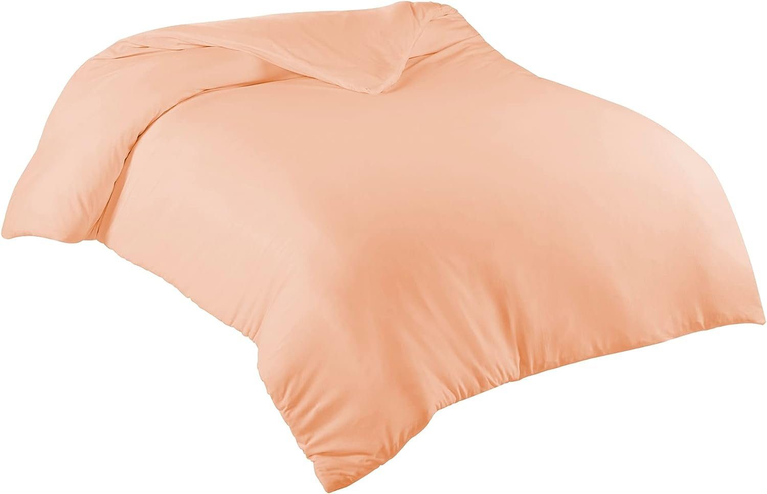 livessa Bettbezug Bettbezug Baumwolle Jersey Bettwäsche Allergiker Reißverschluss, (1 St), 100% Baumwolle Single-Jersey 140 g/m² weich & atmungsaktiv