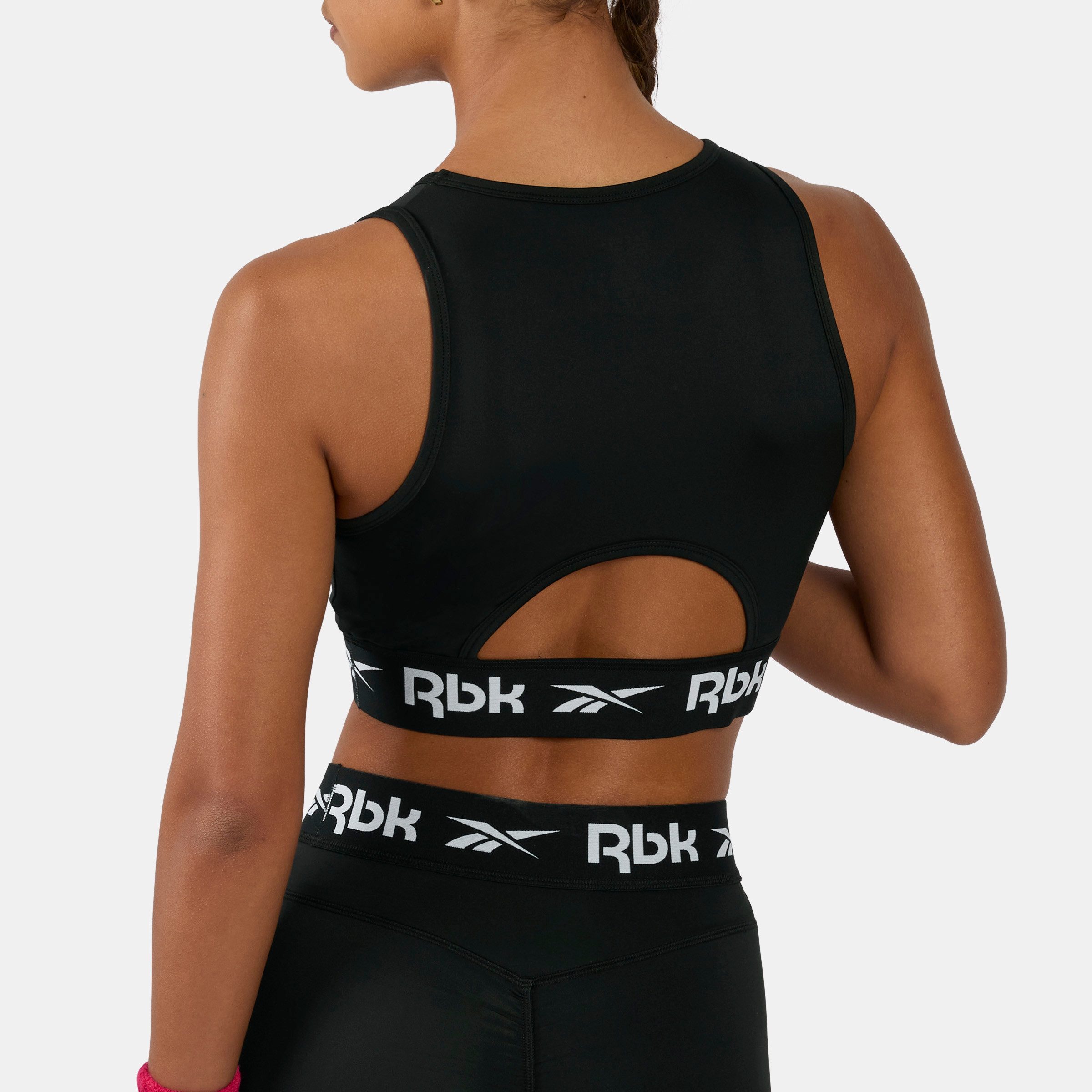 Reebok Sport-BH ID TRAIN CUTOUT BRALETTE für vielseitige Sportmode, sportlicher Stil, komfortabler Halt