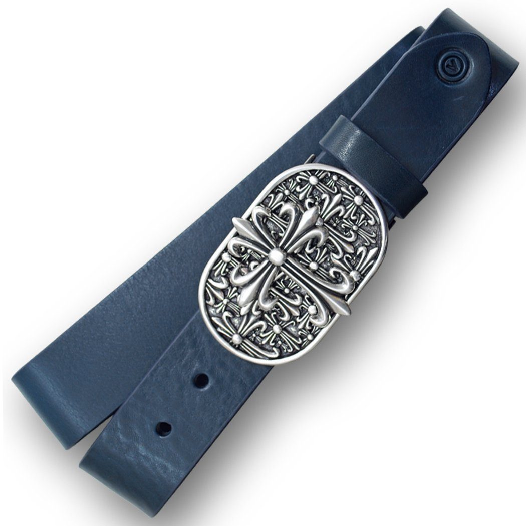 VITTOZZI Ledergürtel Gürtel, Buffalo 4cm