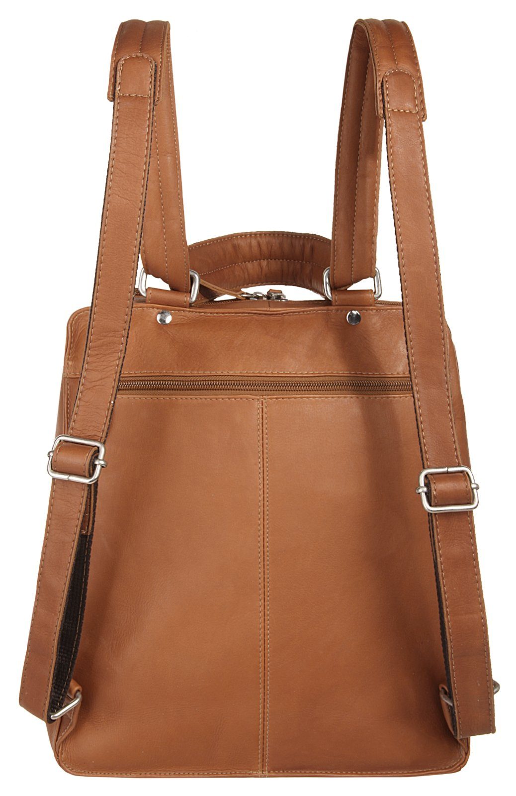 Cityrucksack CAMPO, Leder cognac echt Harold's