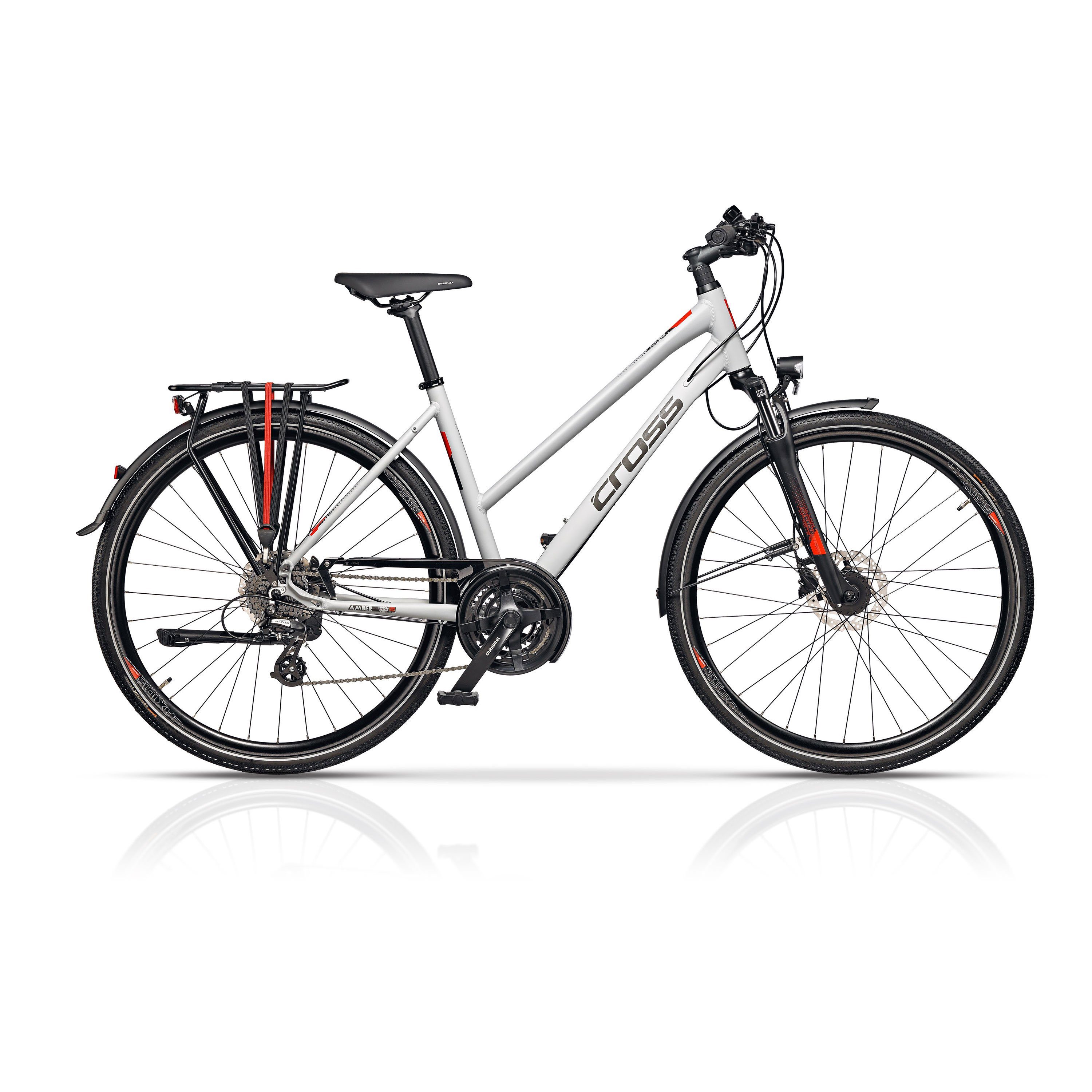 Trekkingrad Damen Trekking Fahrrad 28 Zoll AMBER