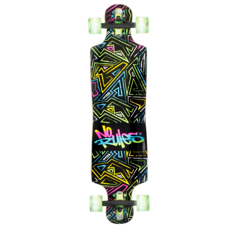 Thumbnail - authentic sports & toys Skateboard Longboard - Compact - neon