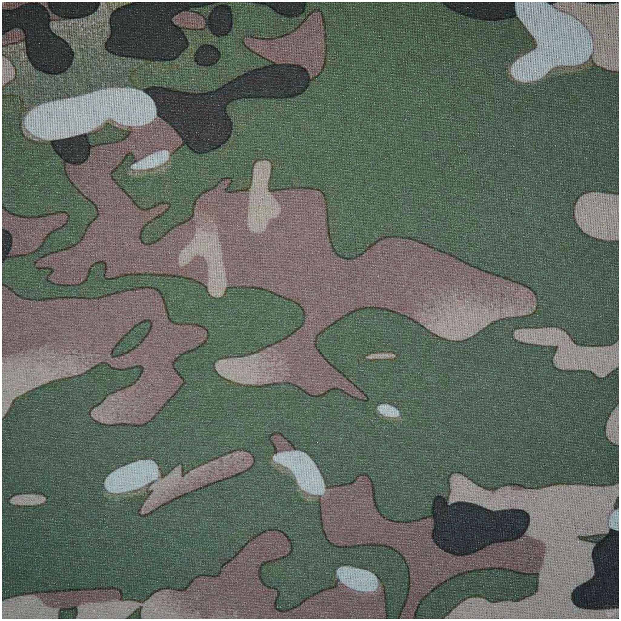 maDDma Stoff 0,5m Neopren Stoff Motivdruck Doubleface 3mm Stretch 135cm, Camouflage 1
