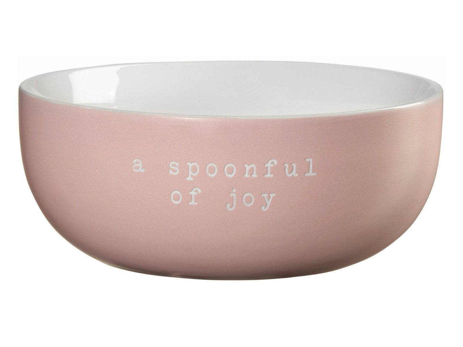 ASA SELECTION Schale hey! Schale a spoonful of joy 16cm, New Bone China, (Schalen & Schüsseln)