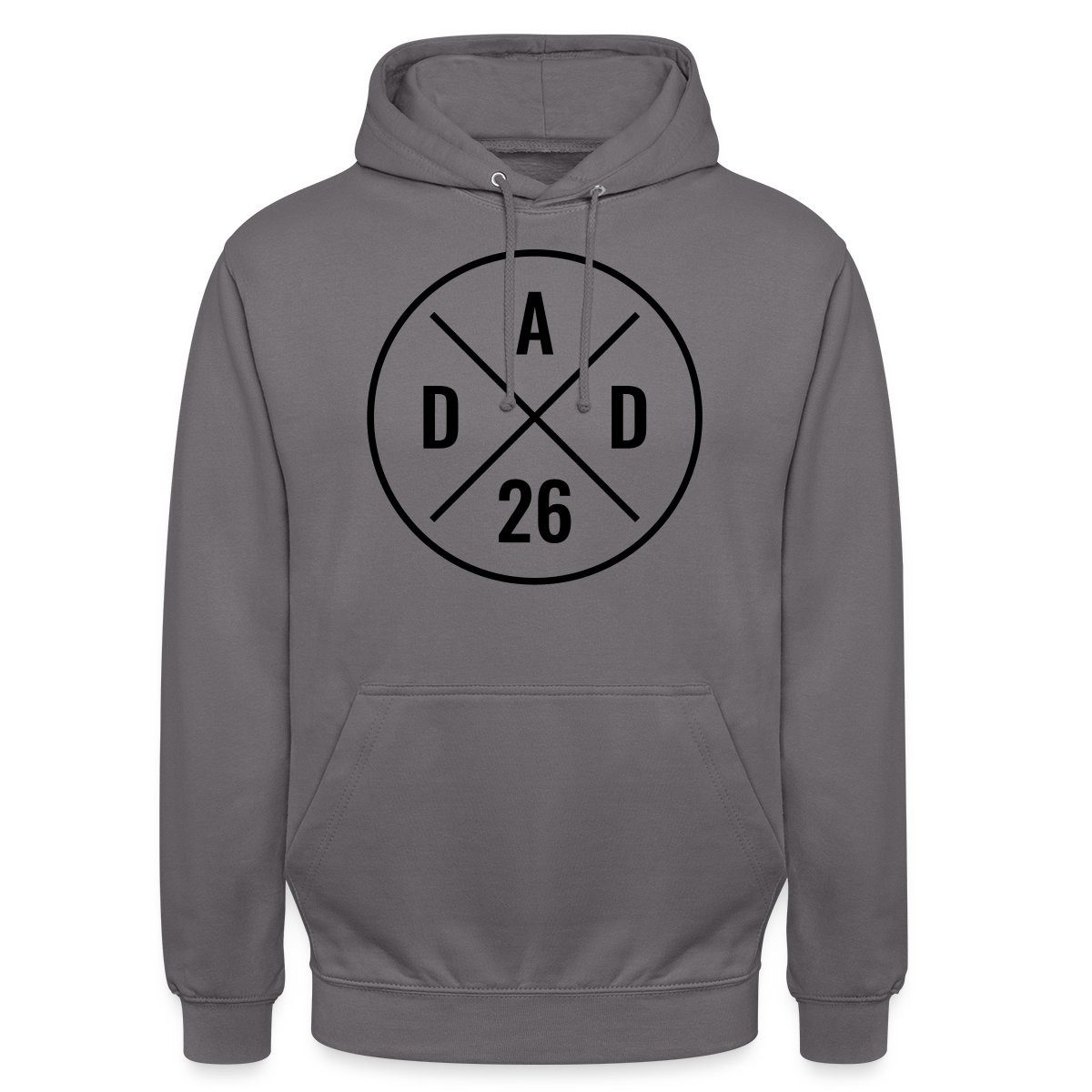 Spreadshirt Hoodie Dad 2026 Modernes Papa Logo Geschenk Unisex Hoodie (1-tlg)