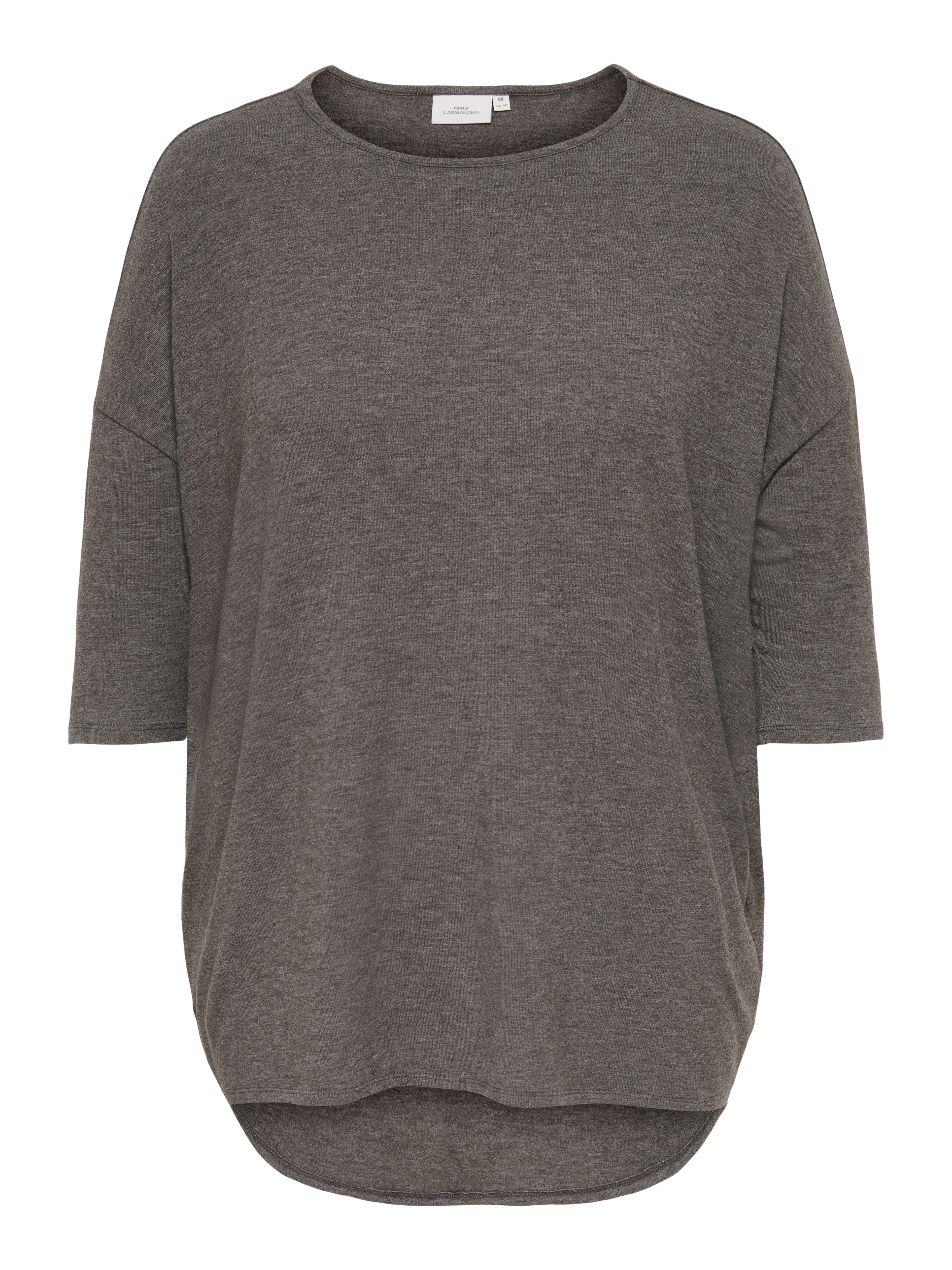 ONLY CARMAKOMA 3/4-Arm-Shirt CARLAMOUR 3/4 TOP JRS NOOS Materialmix, loose fit