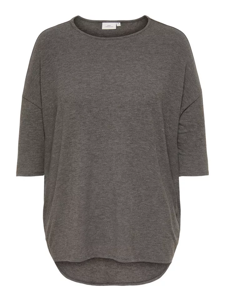 ONLY CARMAKOMA 3/4-Arm-Shirt CARLAMOUR 3/4 TOP JRS NOOS Materialmix, loose fit