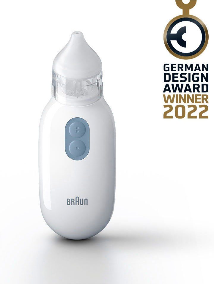 Braun Nasensauger 1 - BNA100EU, Elektrischer Nasensauger für alle Altersgruppen 0+