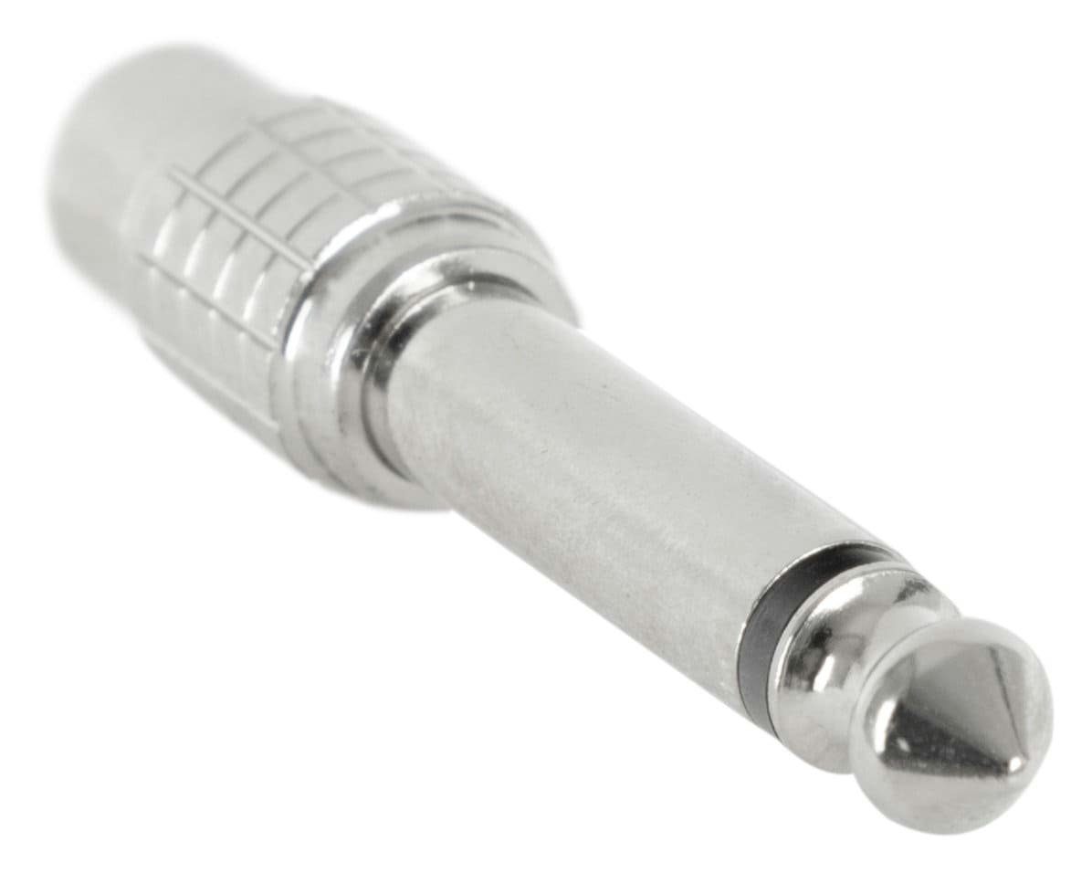 Pronomic AD-CFJM Audio-Adapter Cinch/RCA Buchse zu 6,3mm Mono-Klinkenstecker, Fertig verdrahtet und einsatzbereit