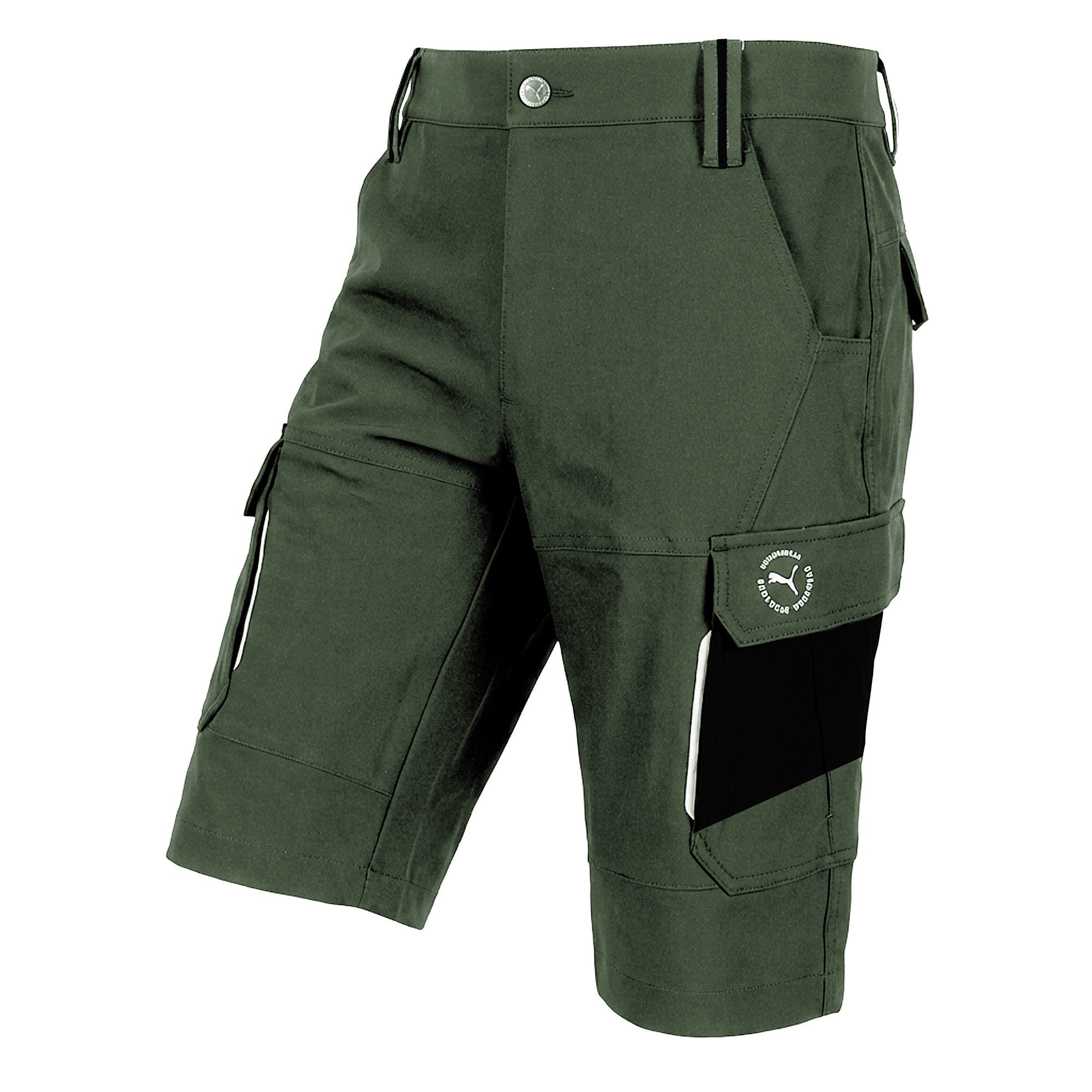 PUMA Workwear Arbeitsshorts Kurze Arbeitshose Herren - Mit 4-Wege Stretch - Erhöhtes Rückenteil Robust mit verstärkten Taschen durch 100% Nylon - Gummizug im Bund