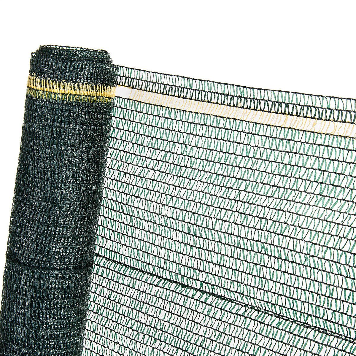 HaGa Schutznetz SCHATTIERNETZ 40% 1,5m x 50m Sonnenschutz, BxL: 1,5x50 m, (Gewebegewicht ca. 42 g/m², 40 % Schattierwirkung, Hohe), Sichtschutznetz, Abdecknetz, Multifunktionelles UV-stabilisiertes