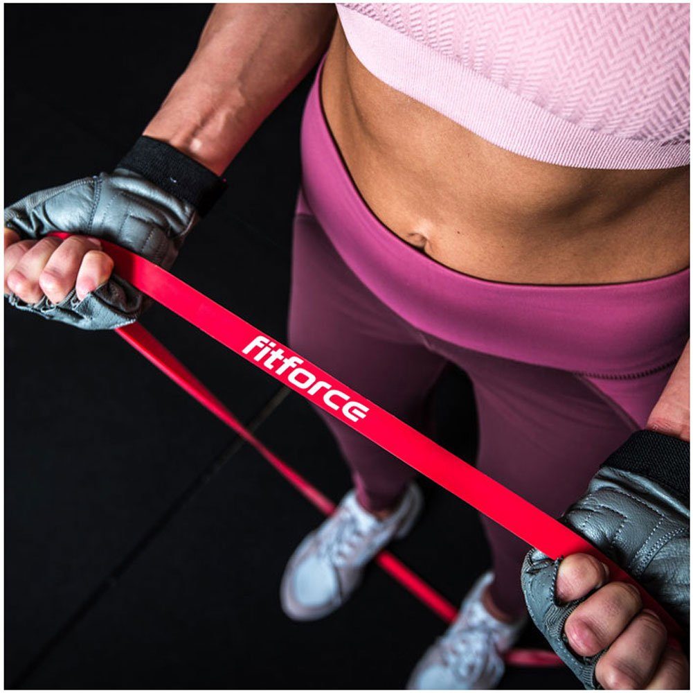 Fitforce Trainingsband FITFORCE Latex Loop Fitnessband Widerstandsbänder, verschiedene Gewichtsstufen erhältlich