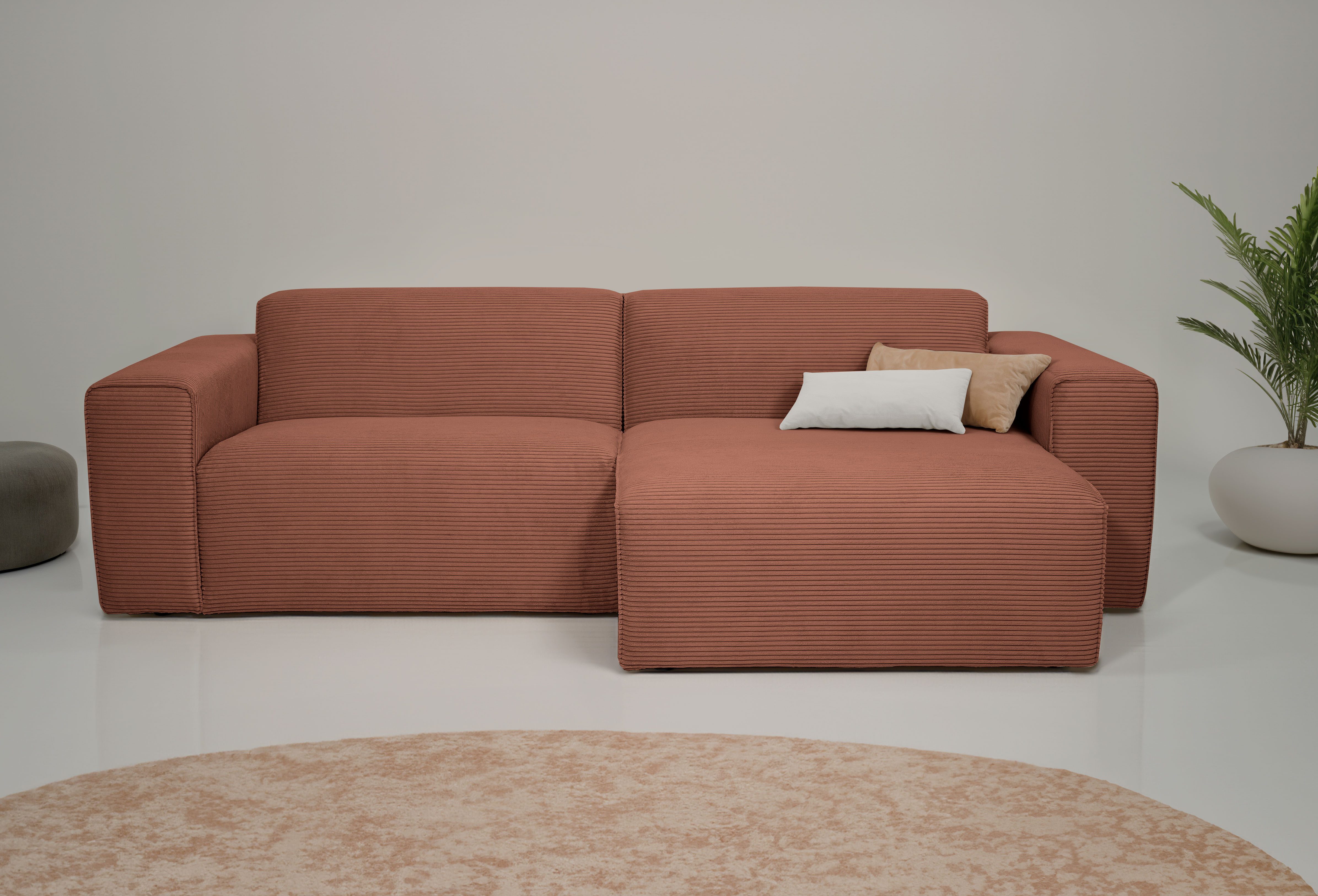 INOSIGN Ecksofa Koa,228cm, L-Form, Modulsofa, Webstoff, günstig online kaufen