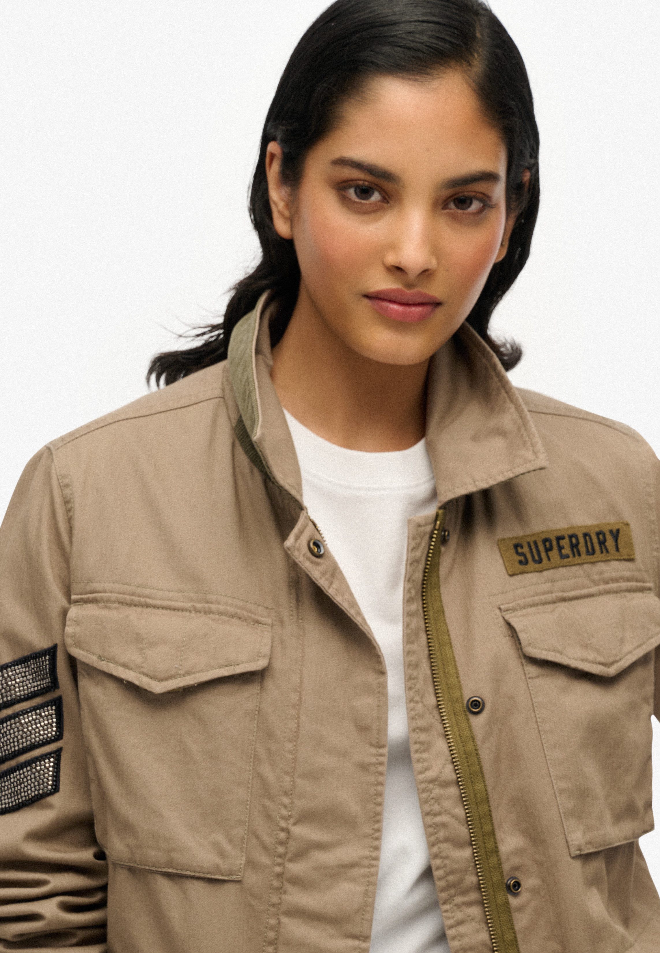 Superdry Parka EMBELLISHED M65 MILITARY JKT günstig online kaufen