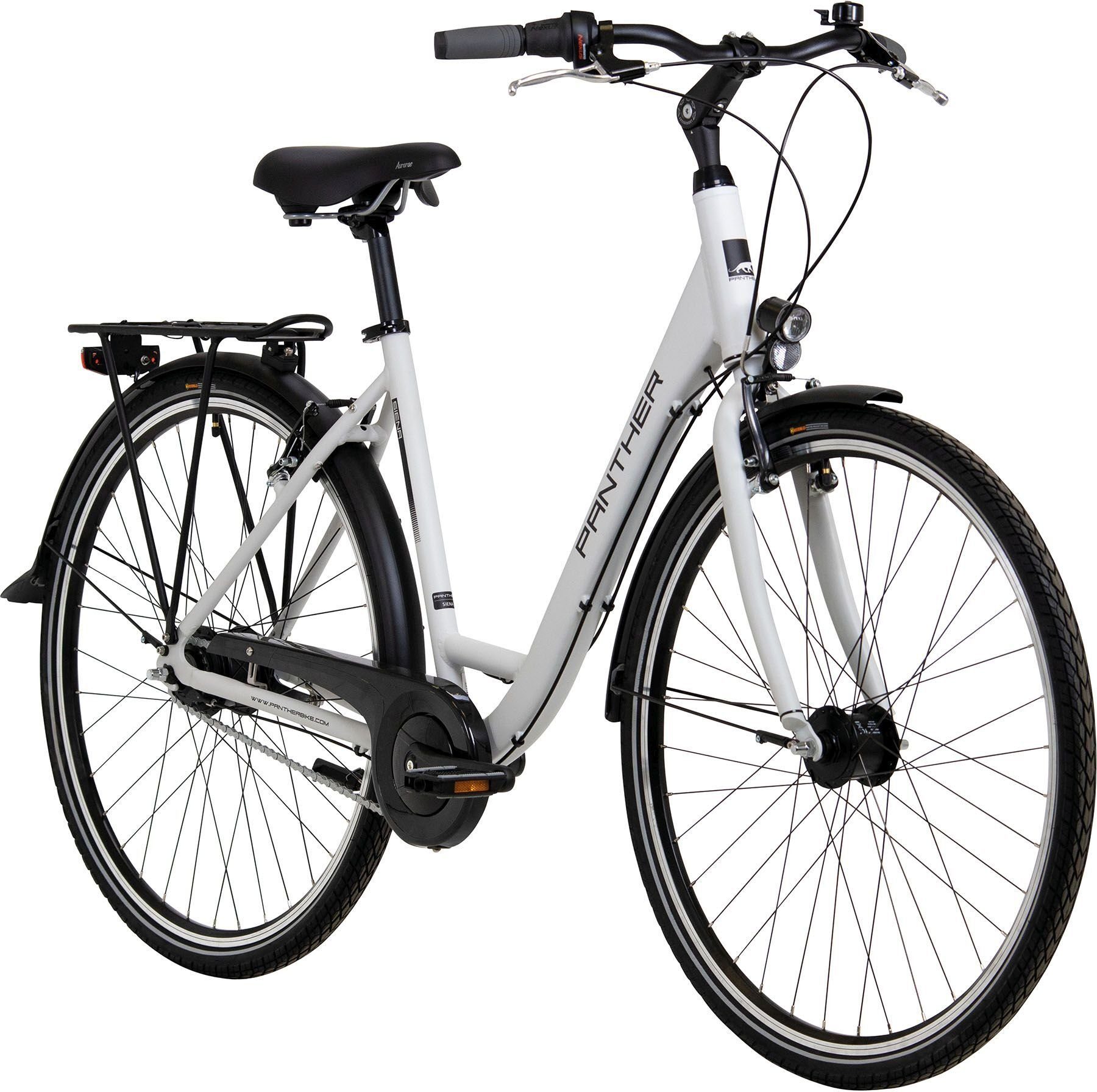 Panther Cityrad, 8 Gang Shimano, Nabenschaltung, Citybike 28 Zoll "Caraz 4.0" Damen 8-Gang ND