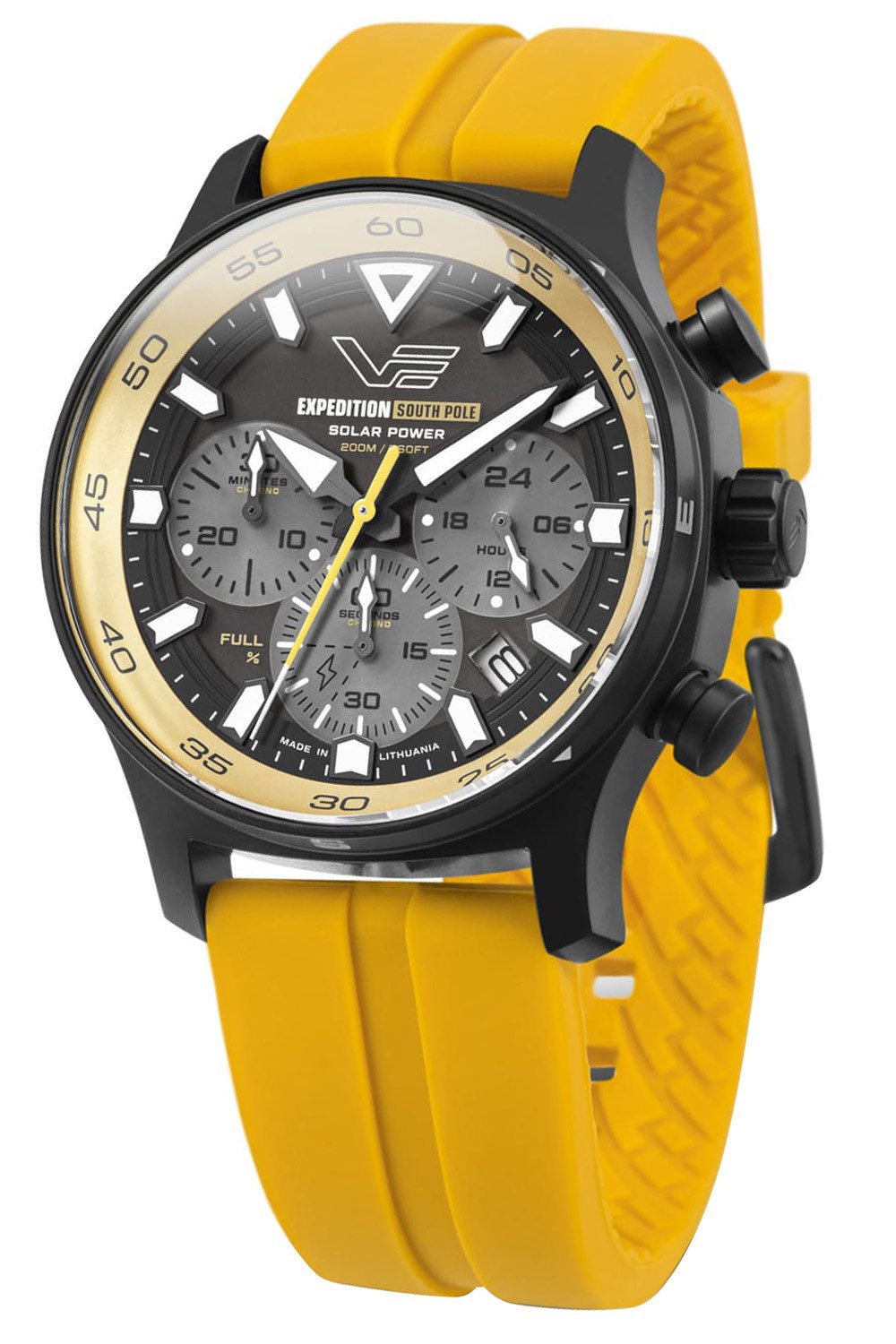 Chronograph Solar Expedition South Pole Chrono Gelb