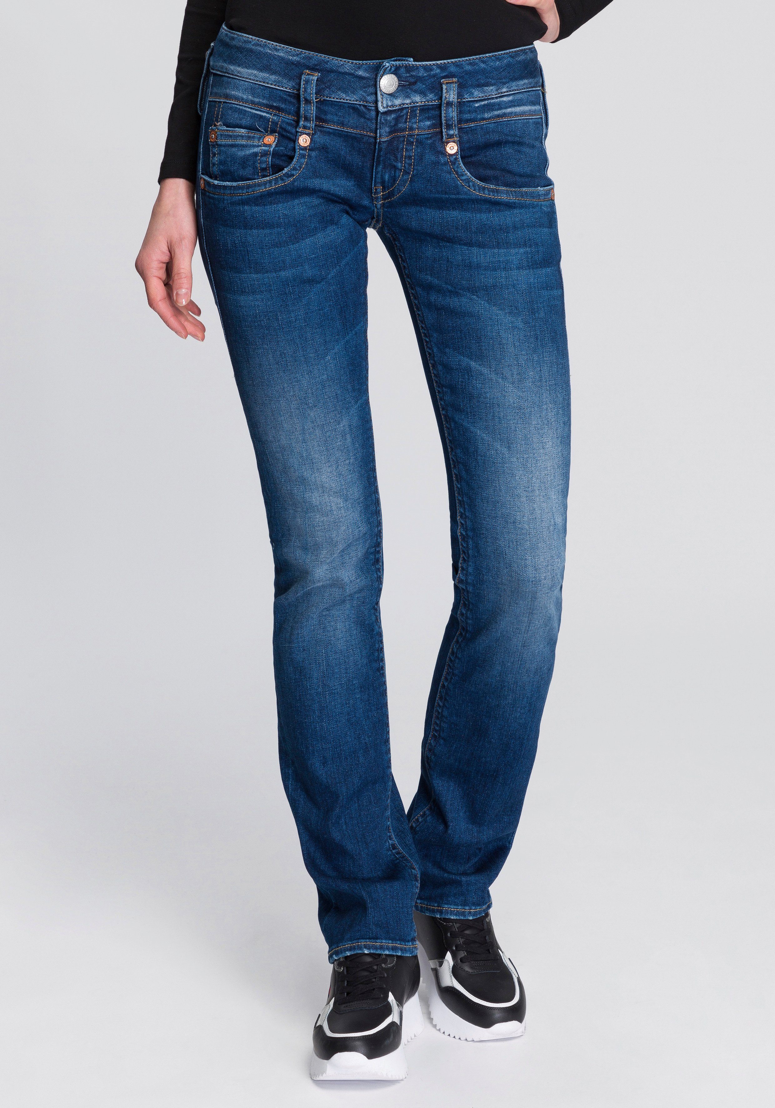 Herrlicher Gerade Jeans »PITCH STRAIGHT ORGANIC« umweltfreundlich dank  Kitotex Technology online kaufen | OTTO