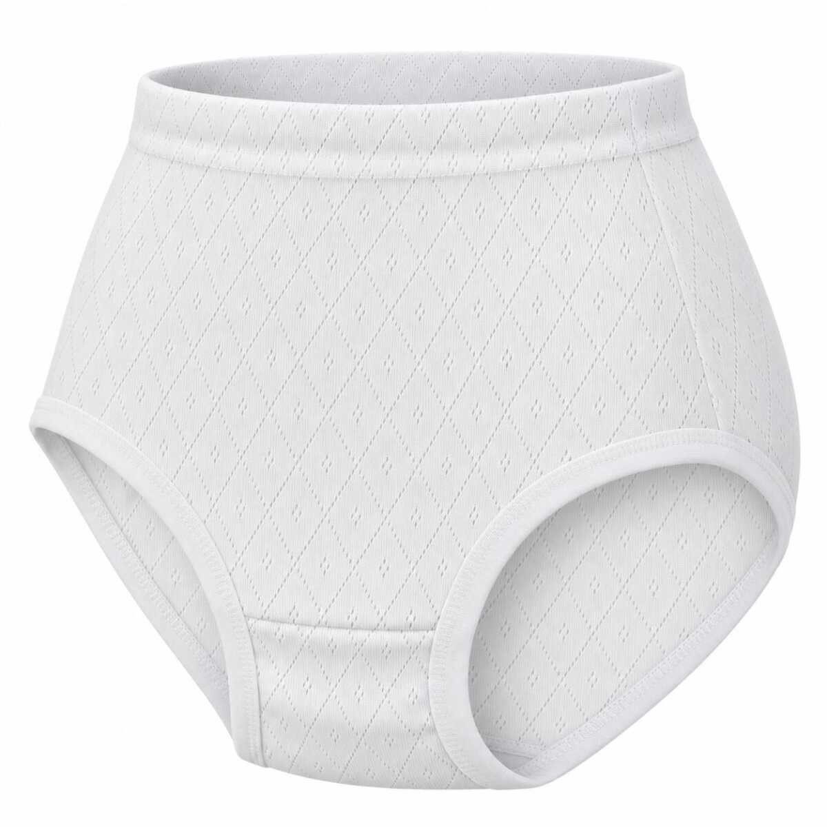 EloModa Taillenslip 4x Damen Slips Unterhosen Unterwäsche Baumwolle, 36/38 56/58 (4-St) 100% Baumwolle, 4er Pack Damen Unterhosen – Bild 4 von 5