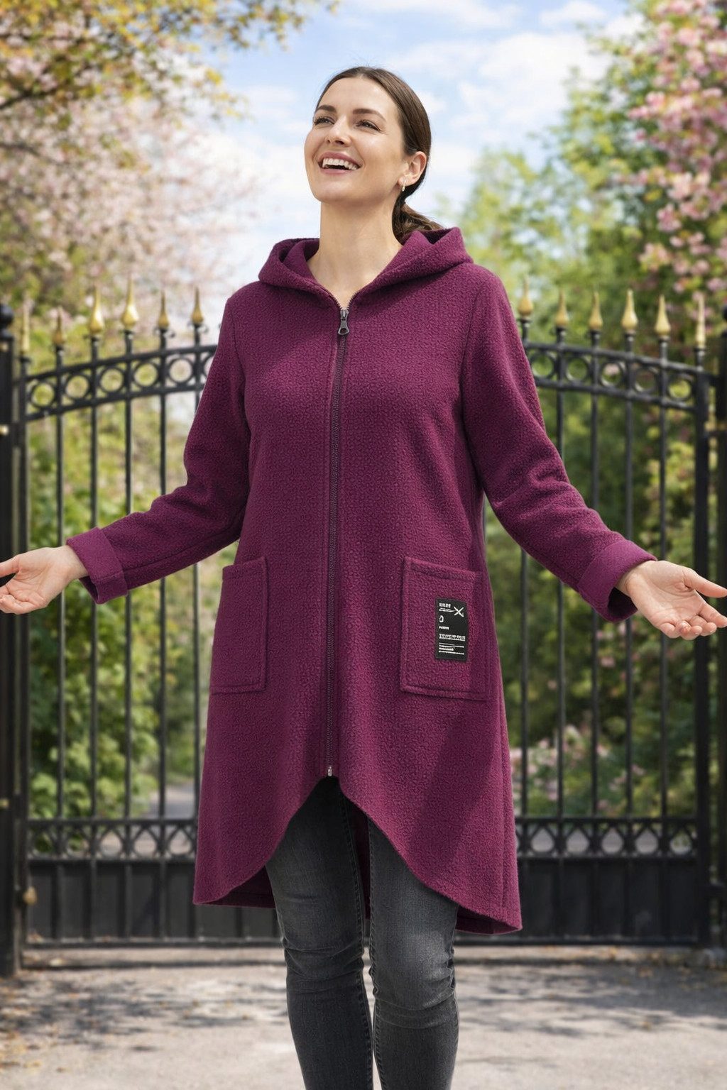 simaranda Bouclèjacke Damen Jacke 29503 38-44 Beere