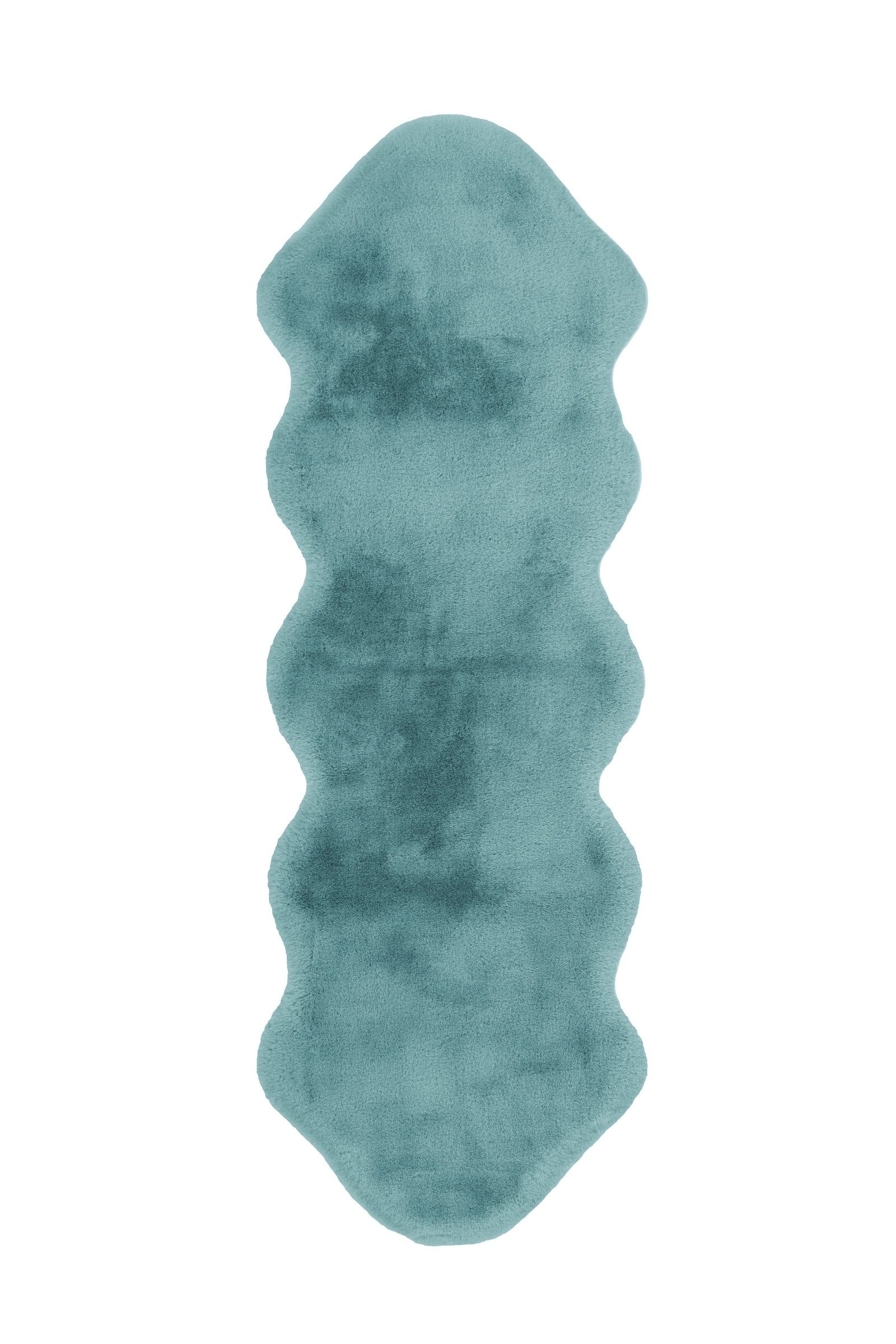 freiraum Teppich Rabbit Double, in Türkis, 100% Polyester - 180x60cm (LxB)