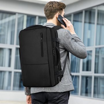 TAN.TOMI Reiserucksack 30-50L Großer Handgepäck Rucksack Erweiterbarer Reiserucksack, Großer wasserdichtes Kabinenrucksack, Diebstahlschutz Handgepäck