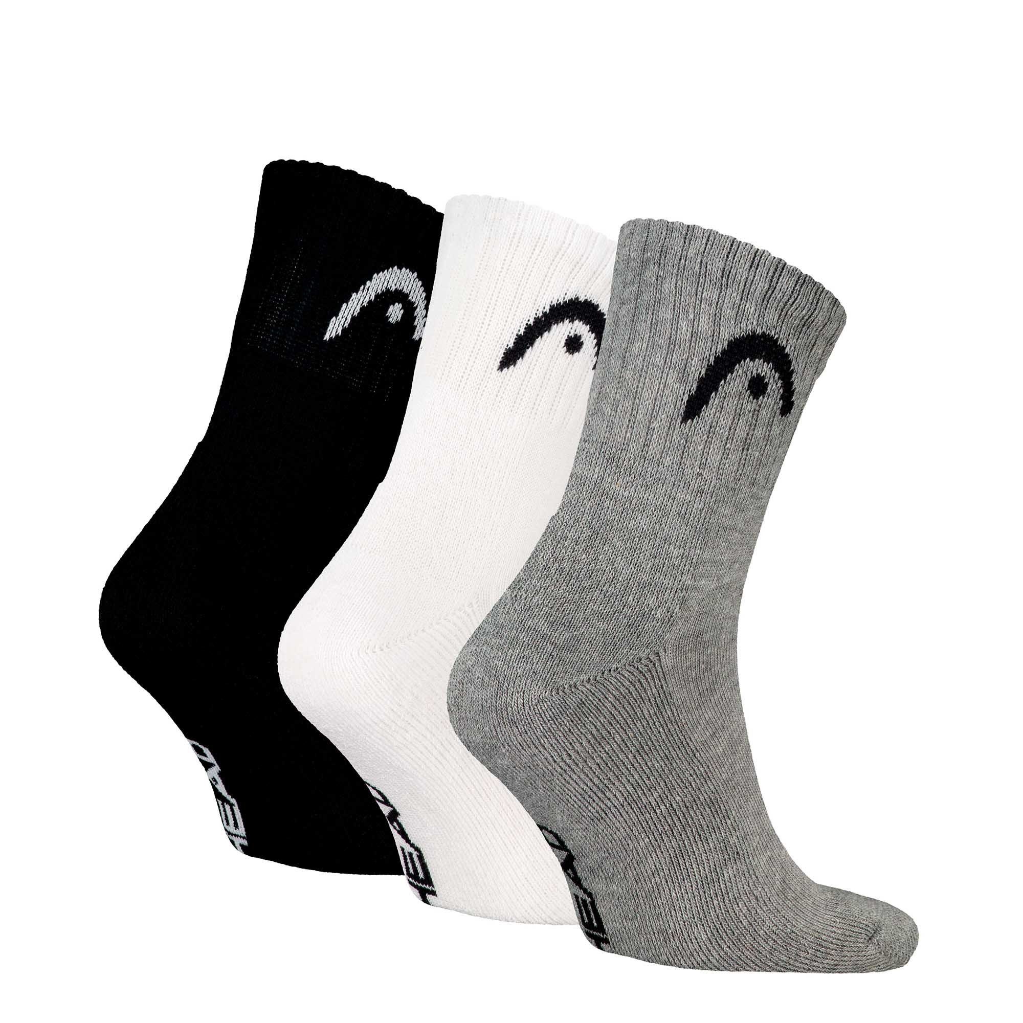 Head Sportsocken Unisex Socken 3er Pack Baumwolle (Packung, 3er Pack)